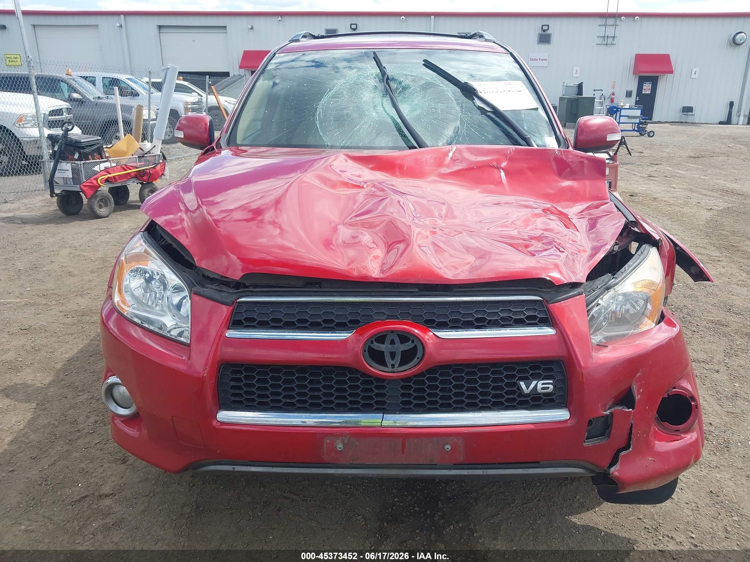 2010 Toyota Rav4 Limited V6 Красный vin: JTMDK4DV3A5096784