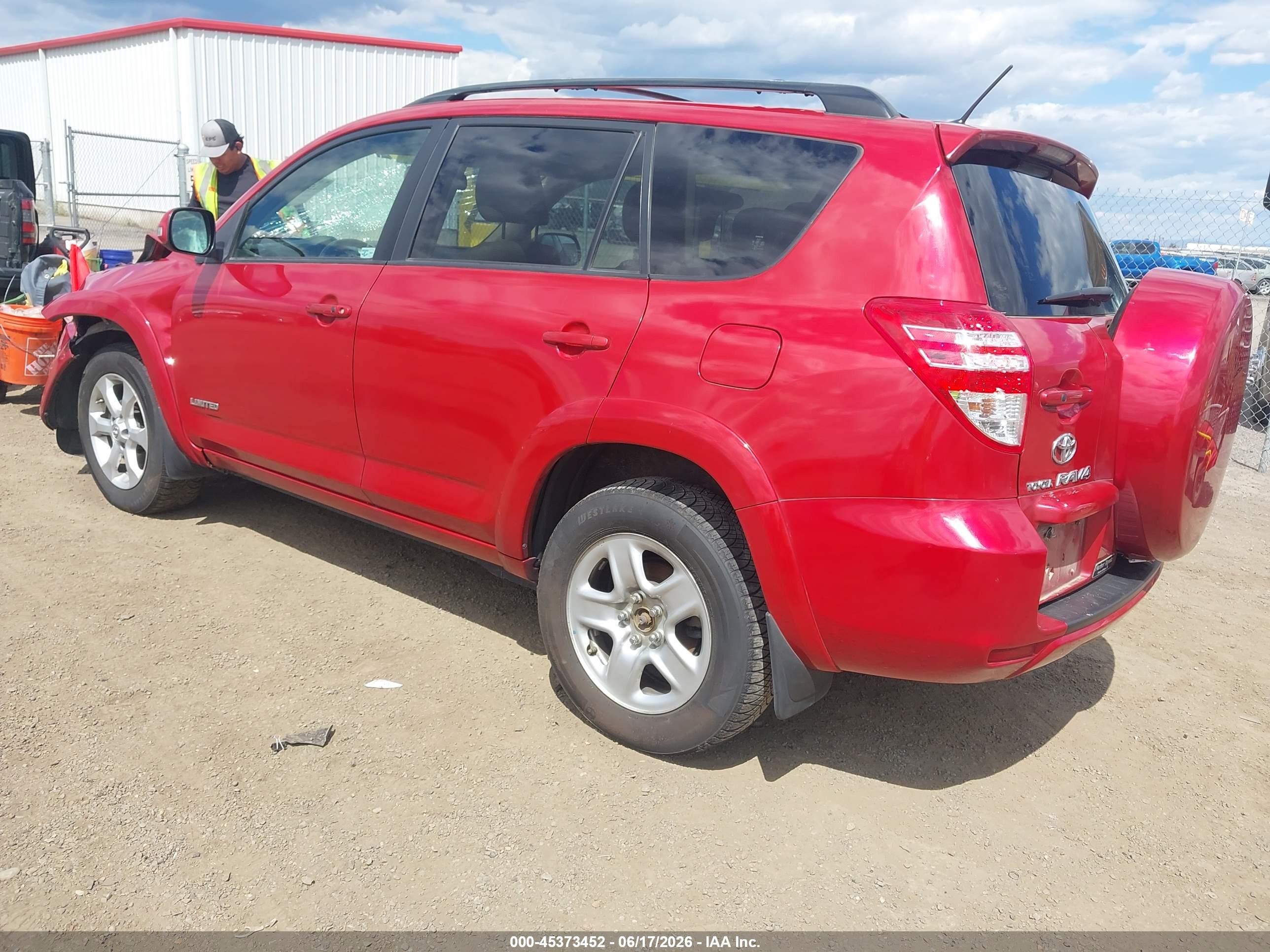 2010 Toyota Rav4 Limited V6 Красный vin: JTMDK4DV3A5096784