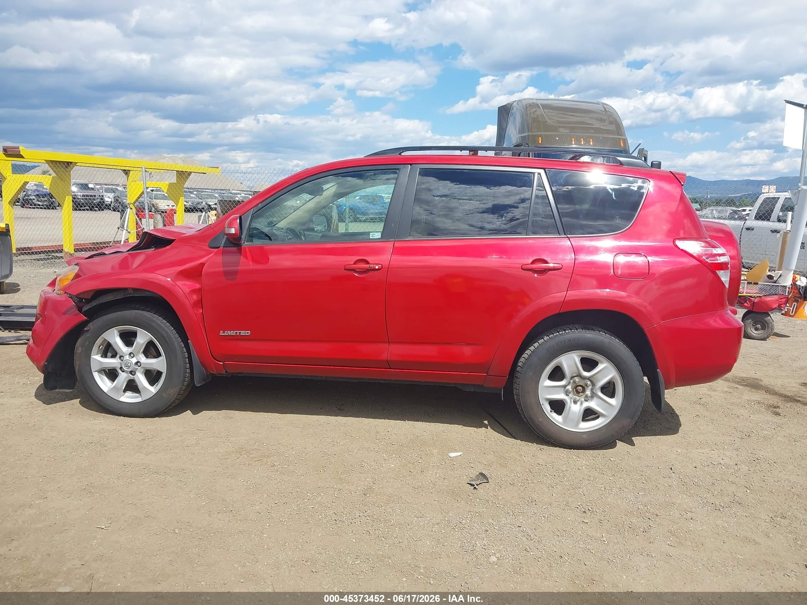 2010 Toyota Rav4 Limited V6 Красный vin: JTMDK4DV3A5096784