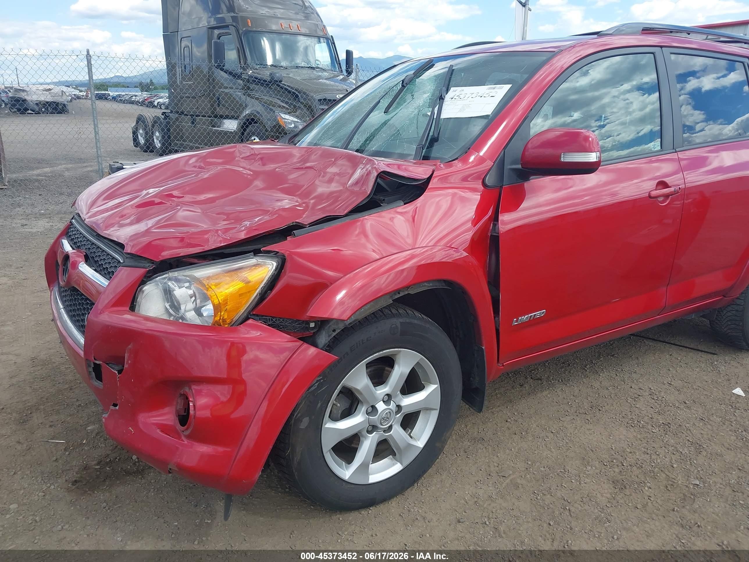2010 Toyota Rav4 Limited V6 Красный vin: JTMDK4DV3A5096784