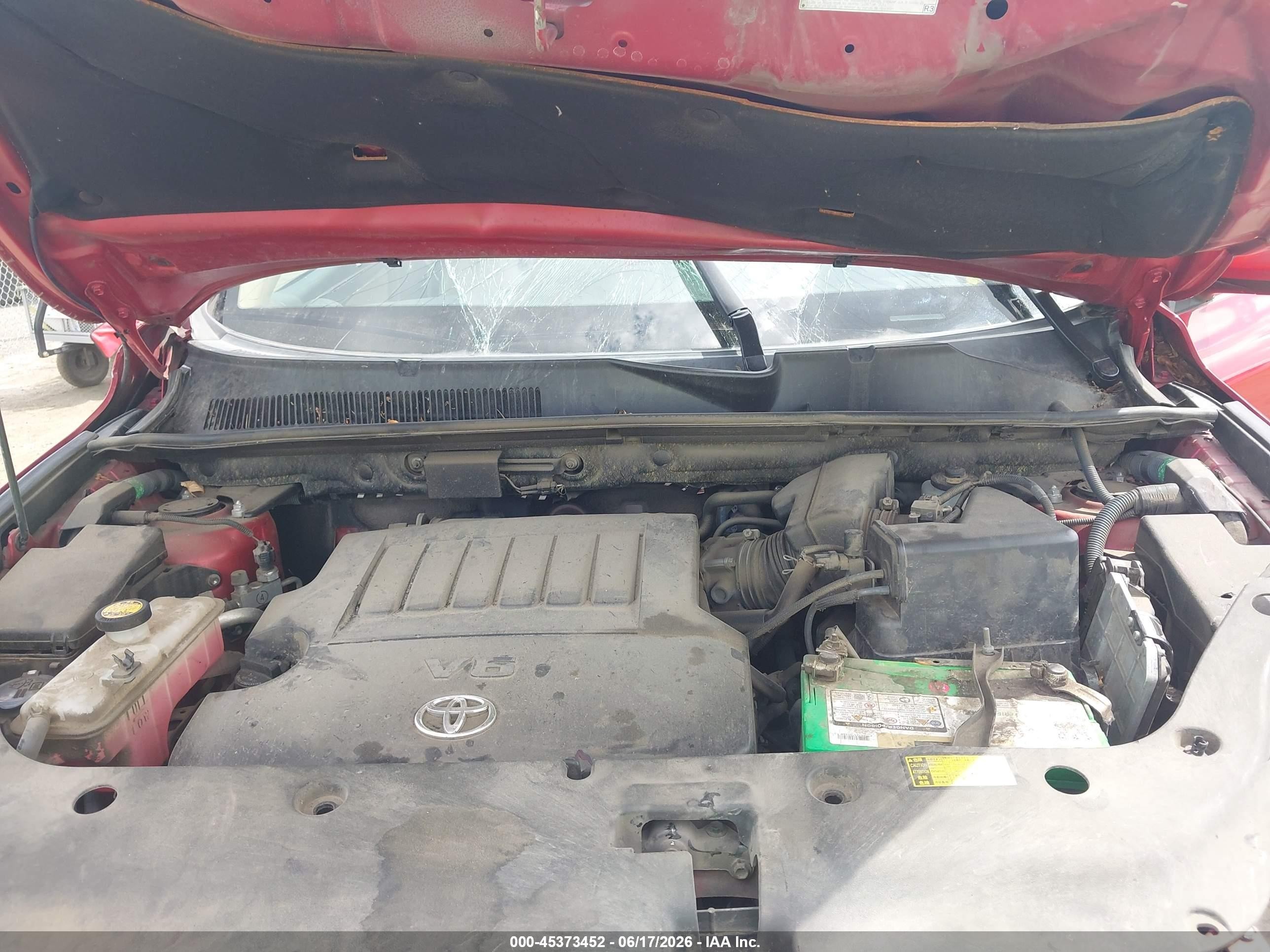 2010 Toyota Rav4 Limited V6 Красный vin: JTMDK4DV3A5096784