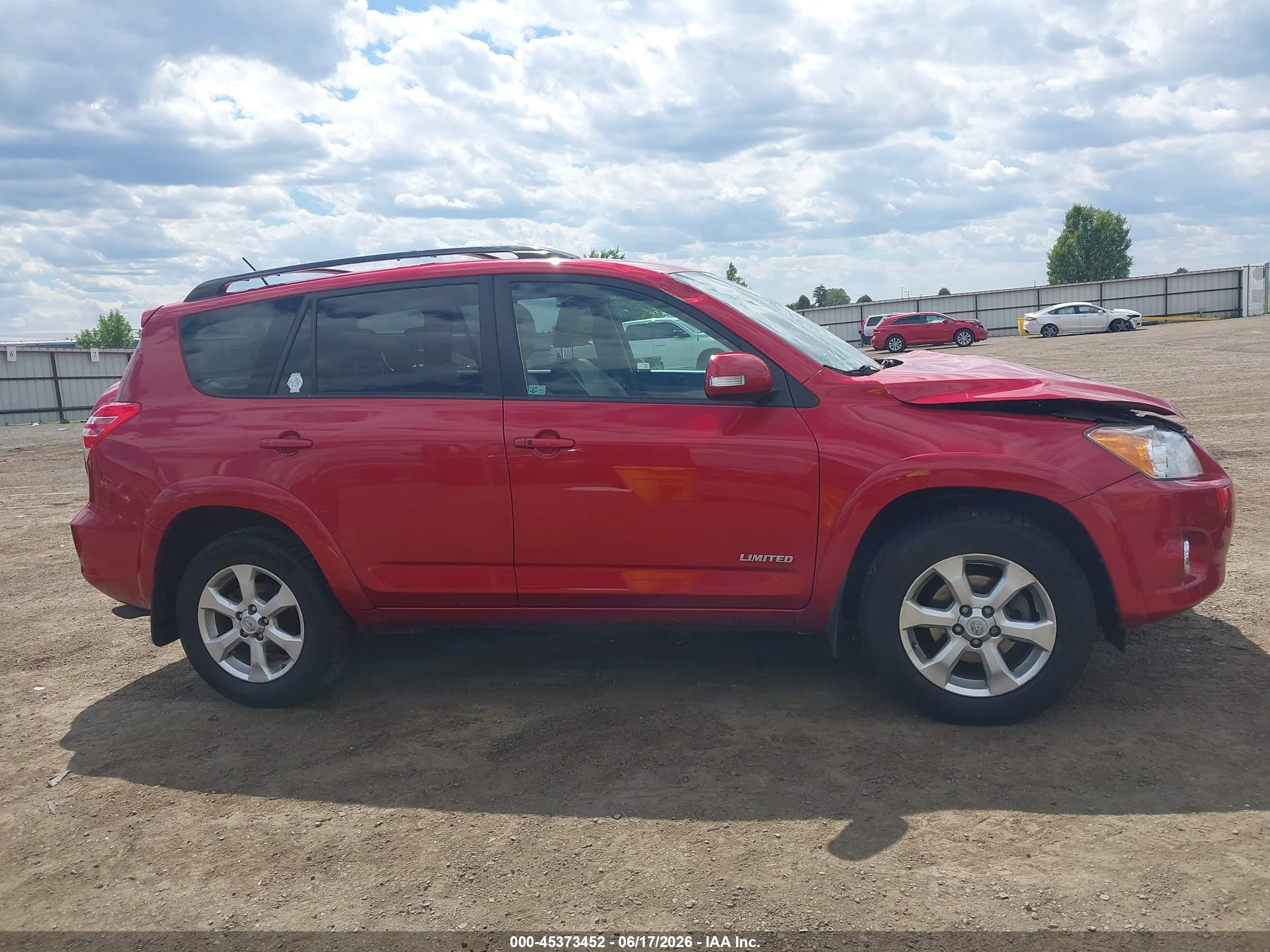2010 Toyota Rav4 Limited V6 Красный vin: JTMDK4DV3A5096784