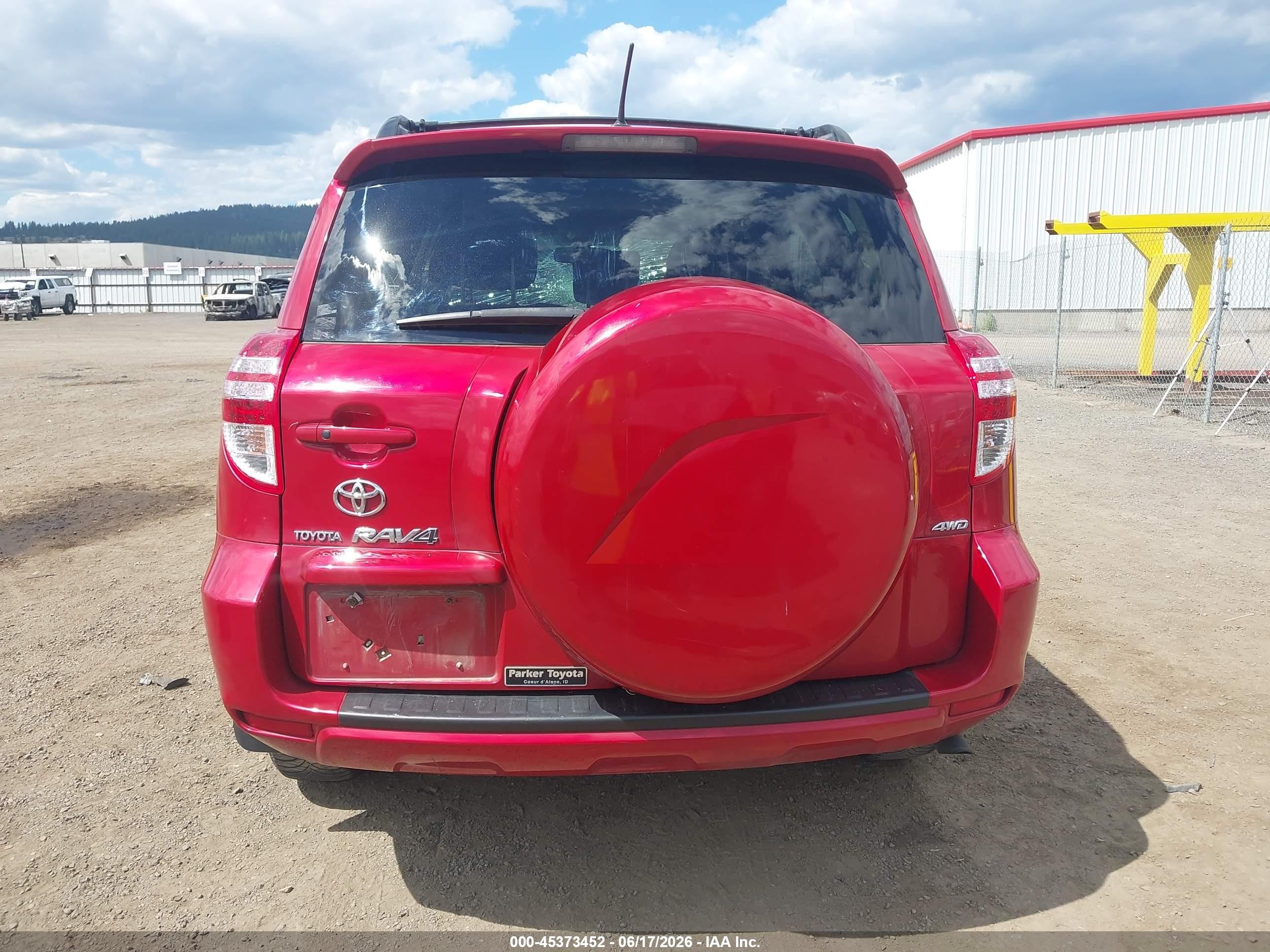 2010 Toyota Rav4 Limited V6 Красный vin: JTMDK4DV3A5096784