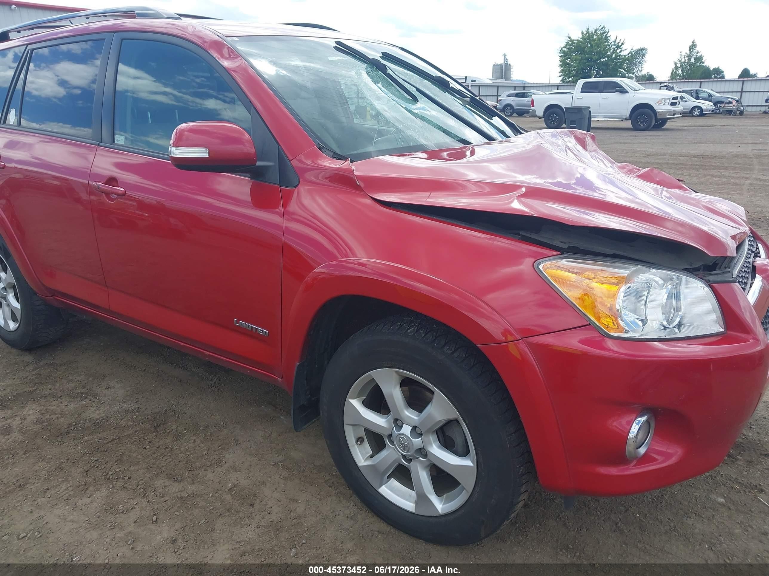 2010 Toyota Rav4 Limited V6 Красный vin: JTMDK4DV3A5096784