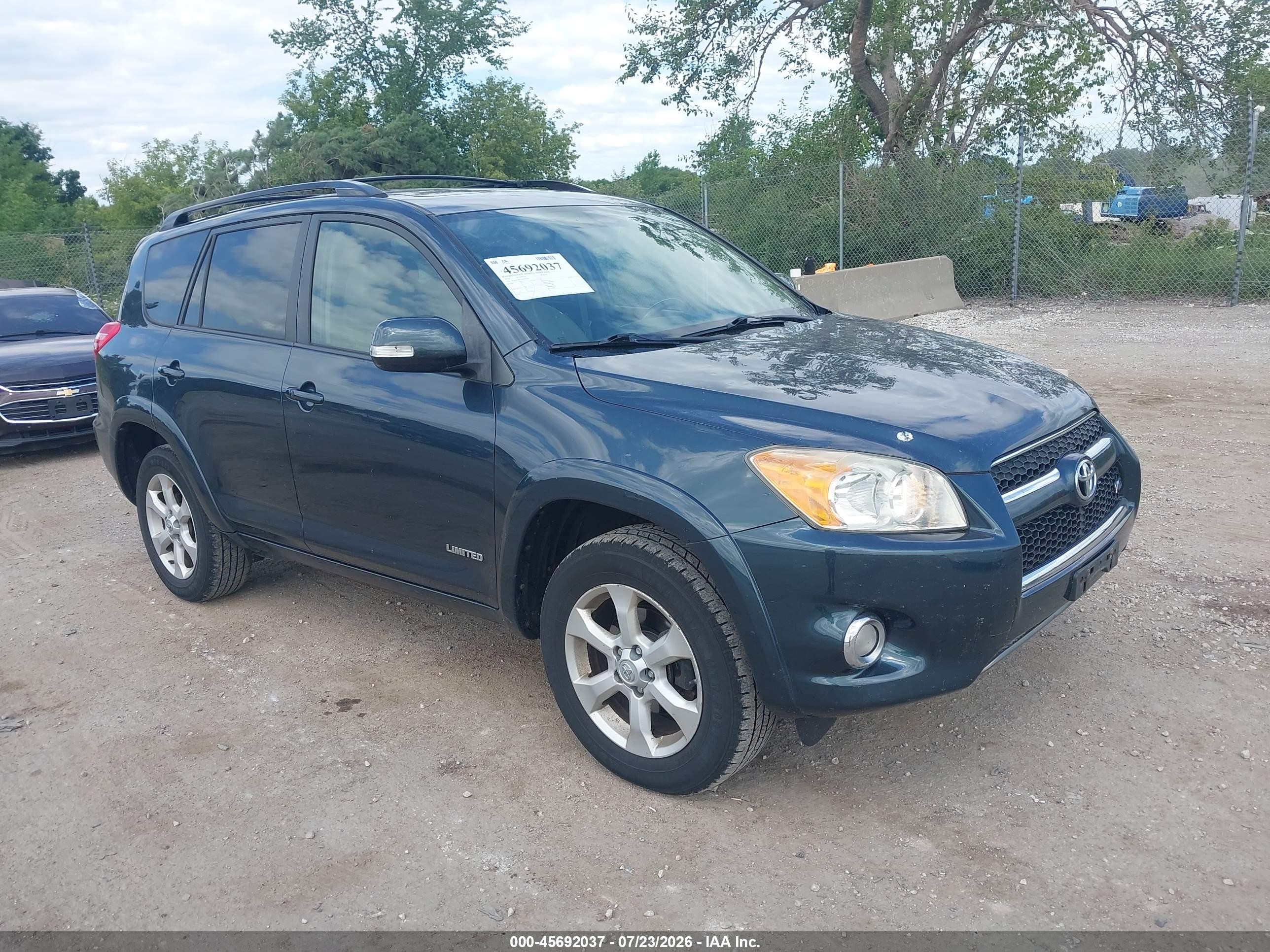 2010 Toyota Rav4 Limited V6 Dark Blue vin: JTMDK4DV3AD010301