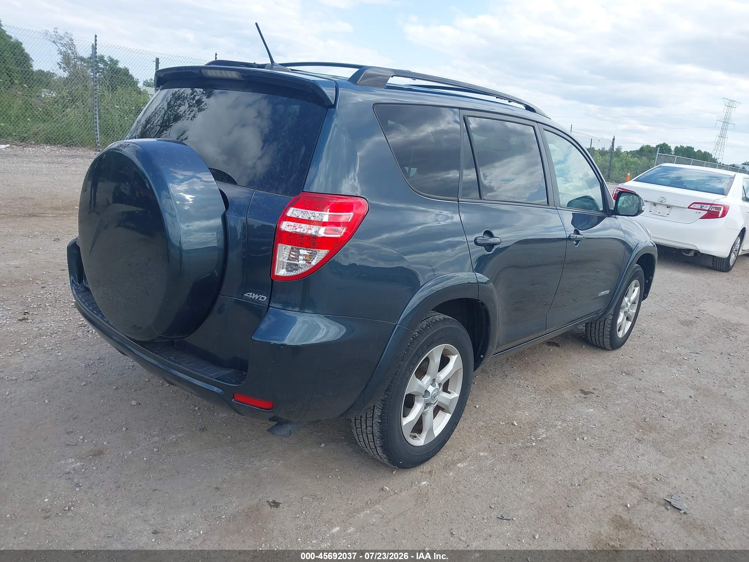 2010 Toyota Rav4 Limited V6 Dark Blue vin: JTMDK4DV3AD010301