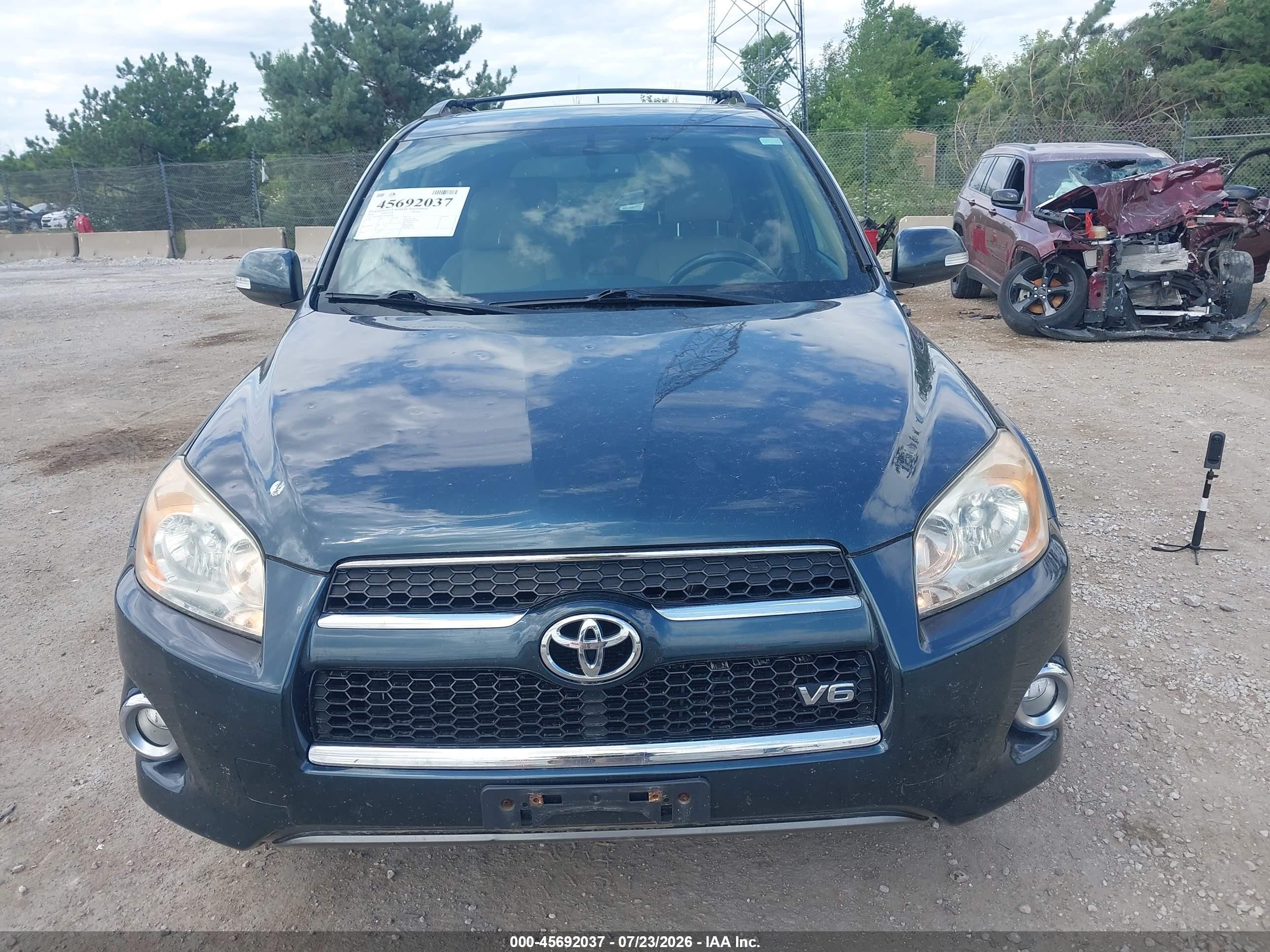 2010 Toyota Rav4 Limited V6 Dark Blue vin: JTMDK4DV3AD010301