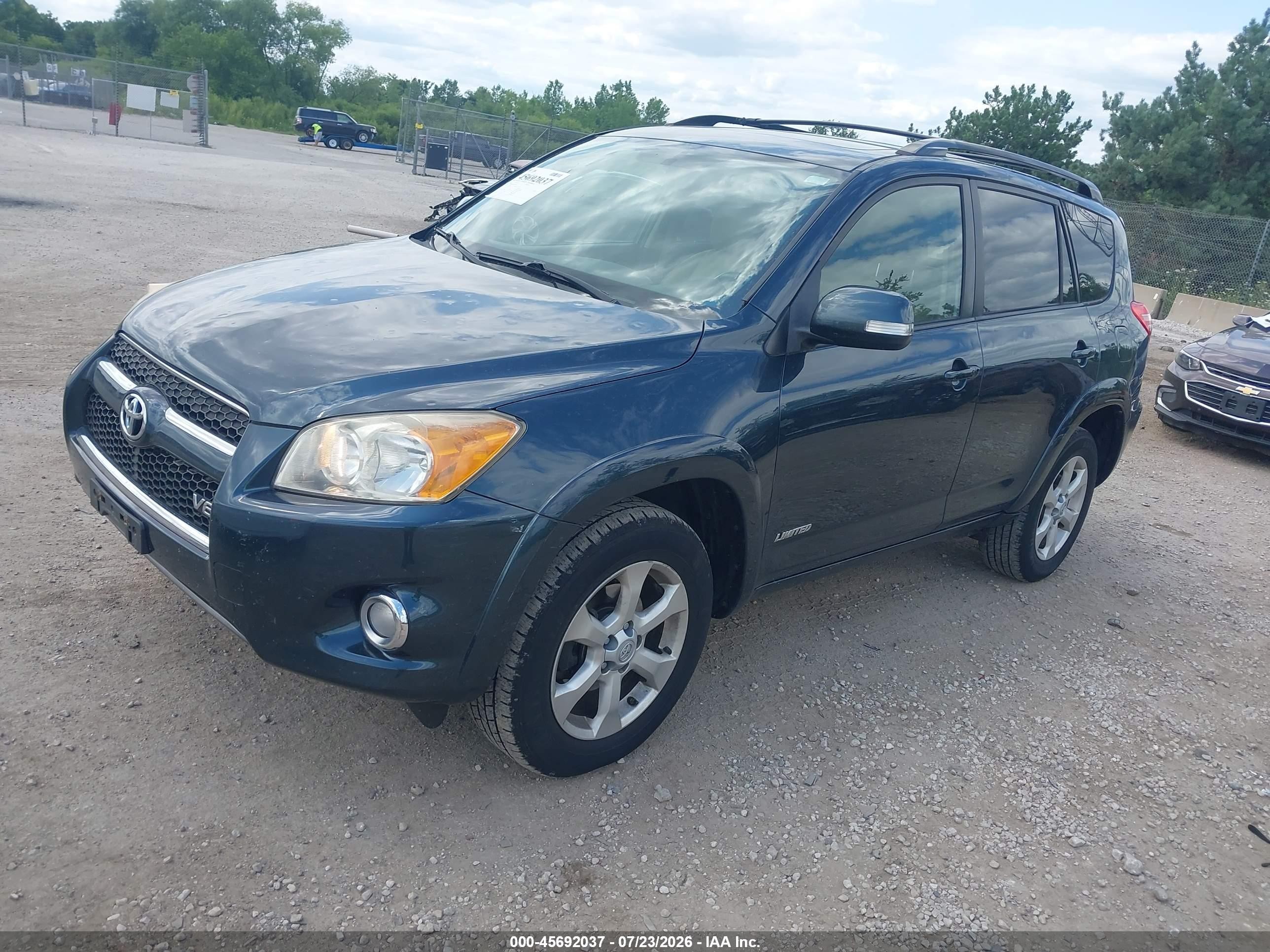 2010 Toyota Rav4 Limited V6 Dark Blue vin: JTMDK4DV3AD010301