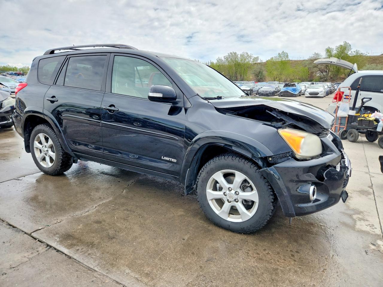 2010 Toyota Rav4 Limited Black vin: JTMDK4DV3AD011464