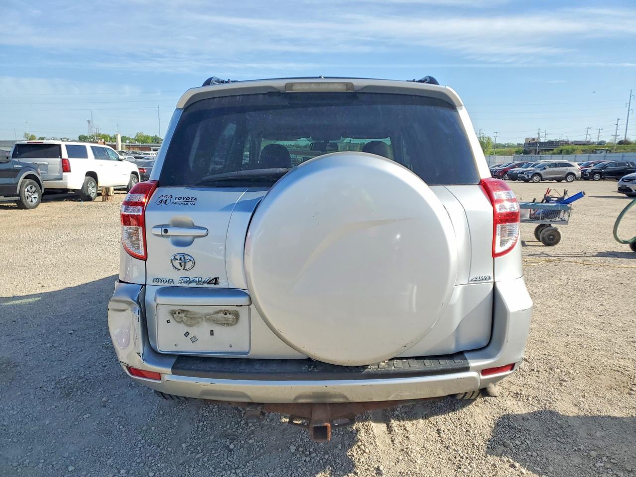 2010 Toyota Rav4 Limited Silver vin: JTMDK4DV4A5091805