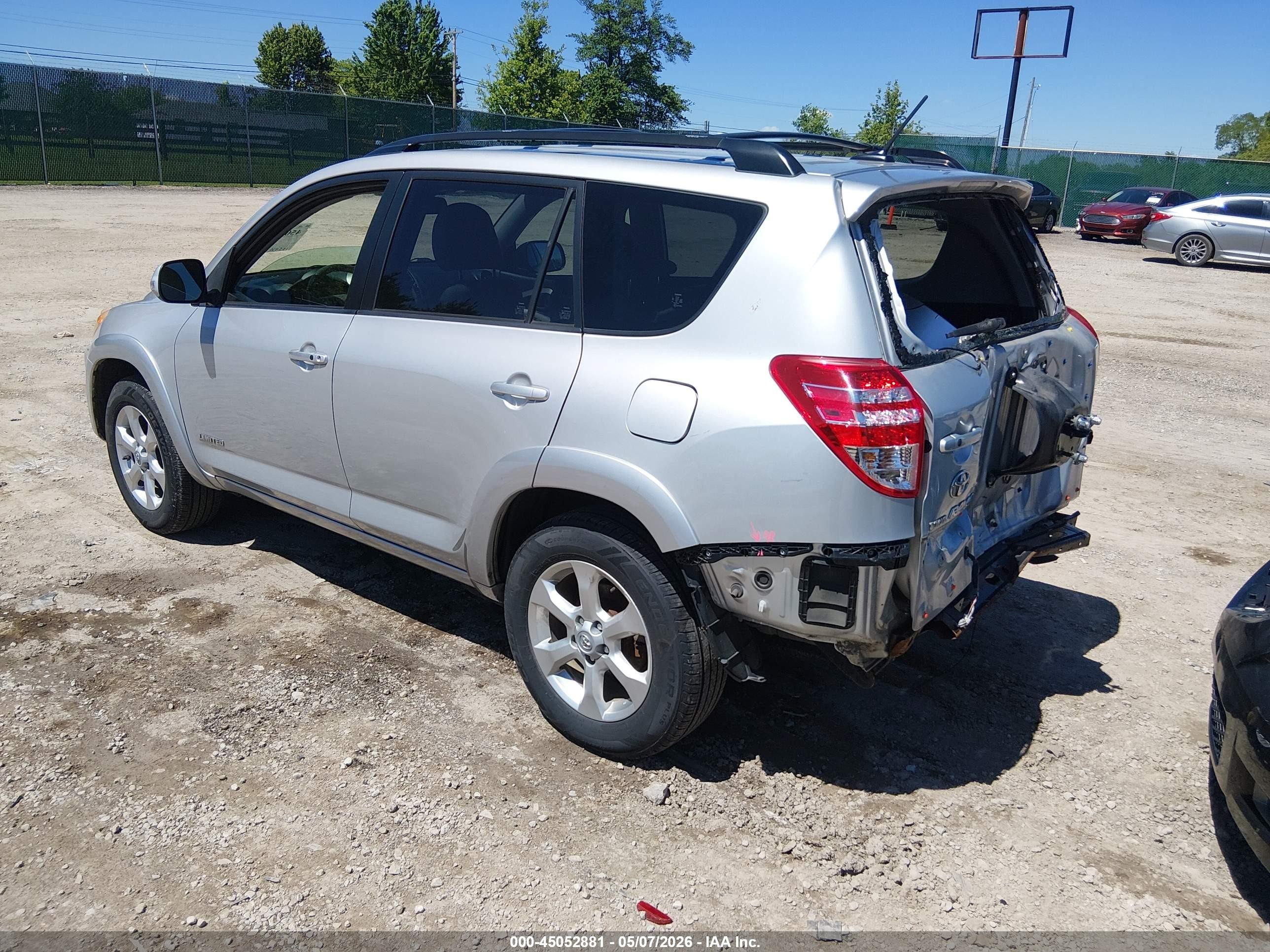 2010 Toyota Rav4 Limited V6 Серый vin: JTMDK4DV6AD014617