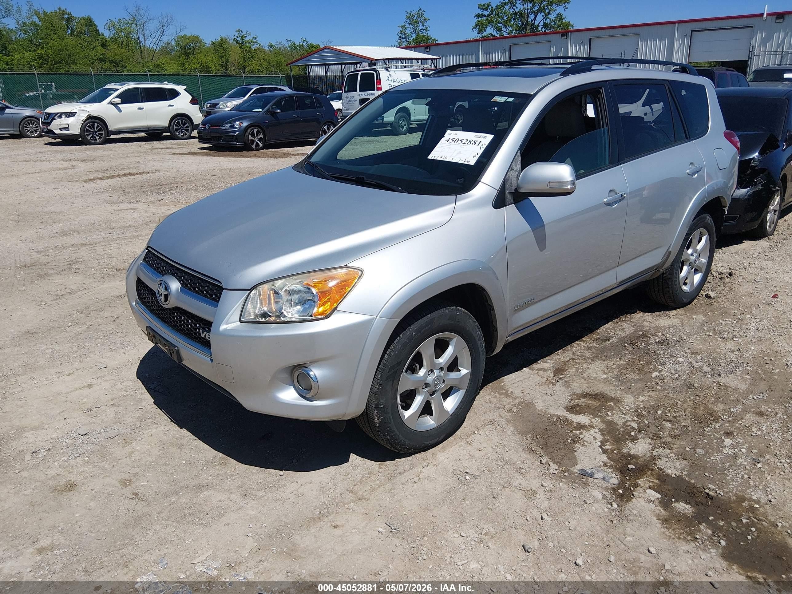 2010 Toyota Rav4 Limited V6 Серый vin: JTMDK4DV6AD014617