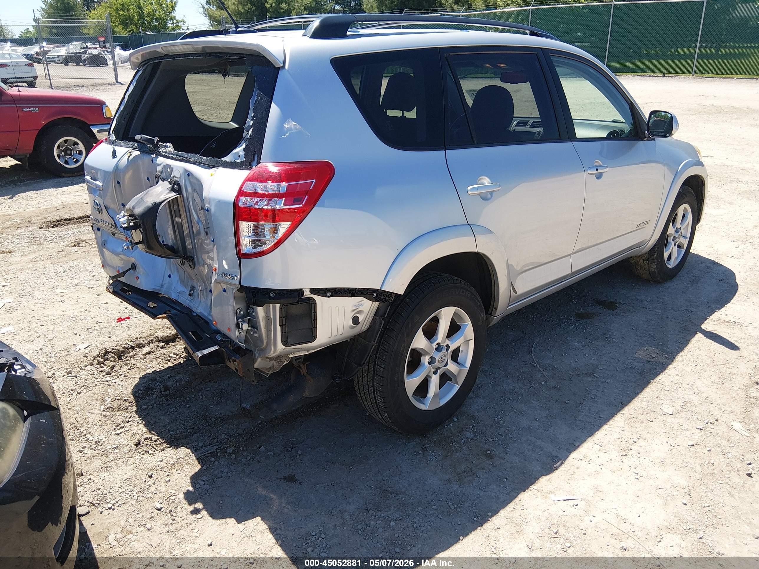 2010 Toyota Rav4 Limited V6 Серый vin: JTMDK4DV6AD014617