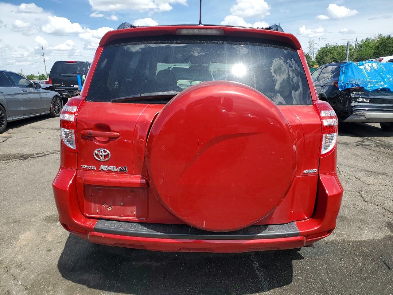 2010 Toyota Rav4 Limited Красный vin: JTMDK4DV7AD017607