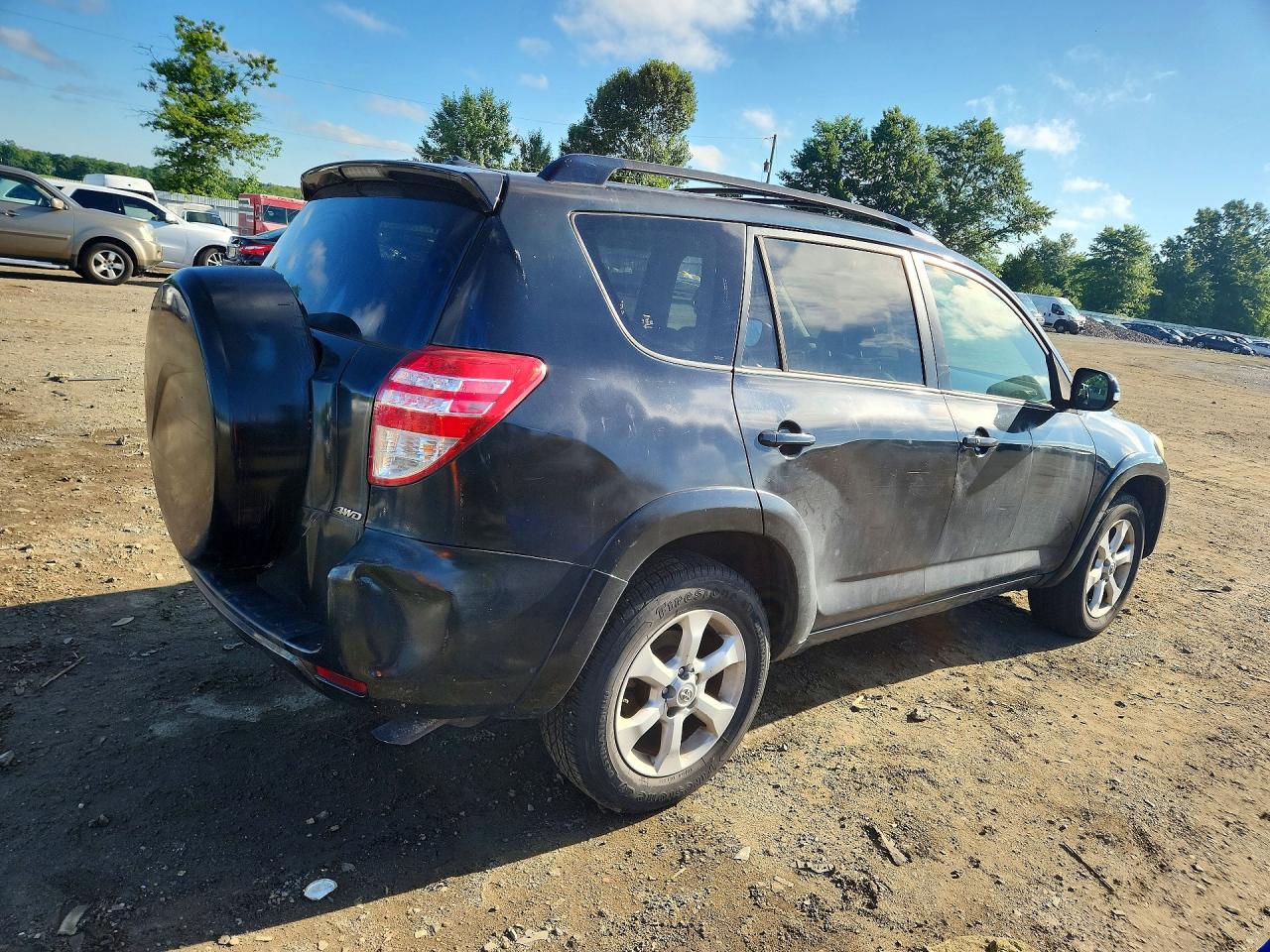 2011 Toyota Rav4 Limited Black vin: JTMDK4DV7BD018032