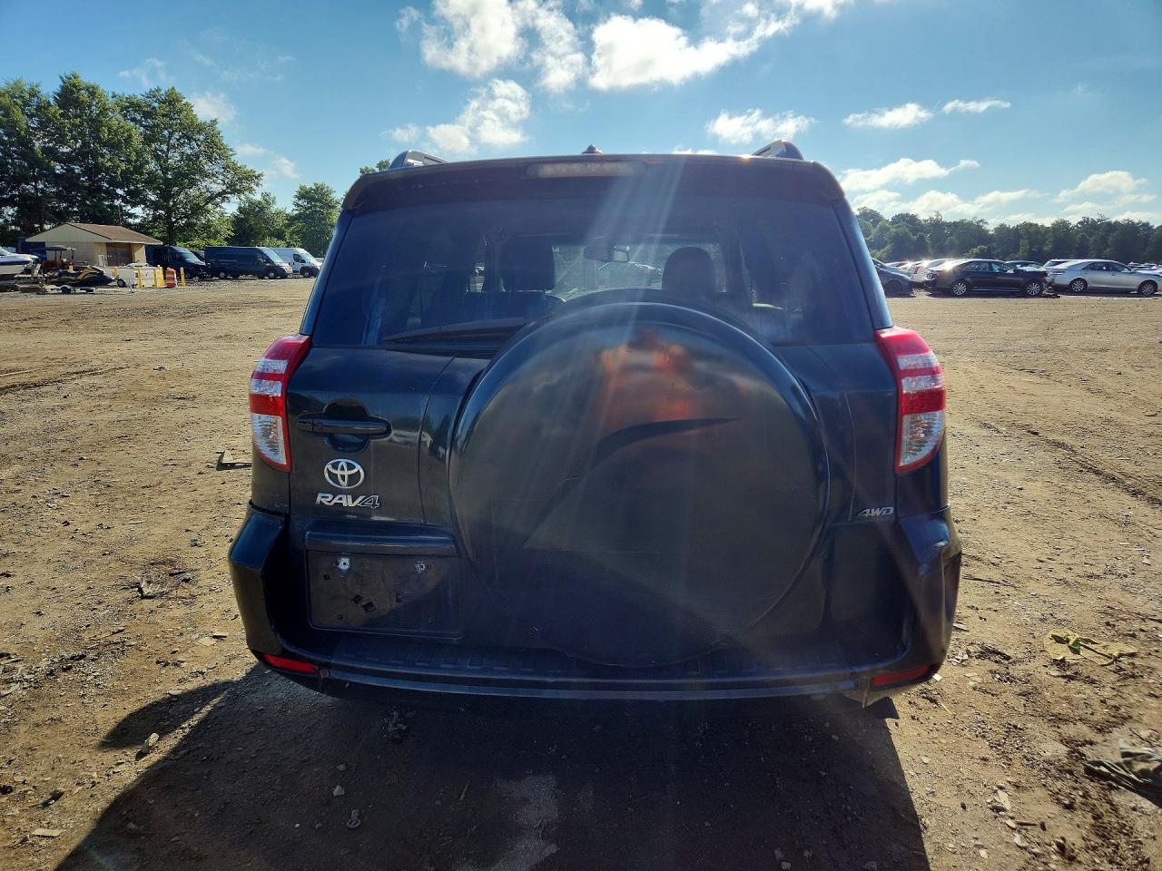 2011 Toyota Rav4 Limited Black vin: JTMDK4DV7BD018032