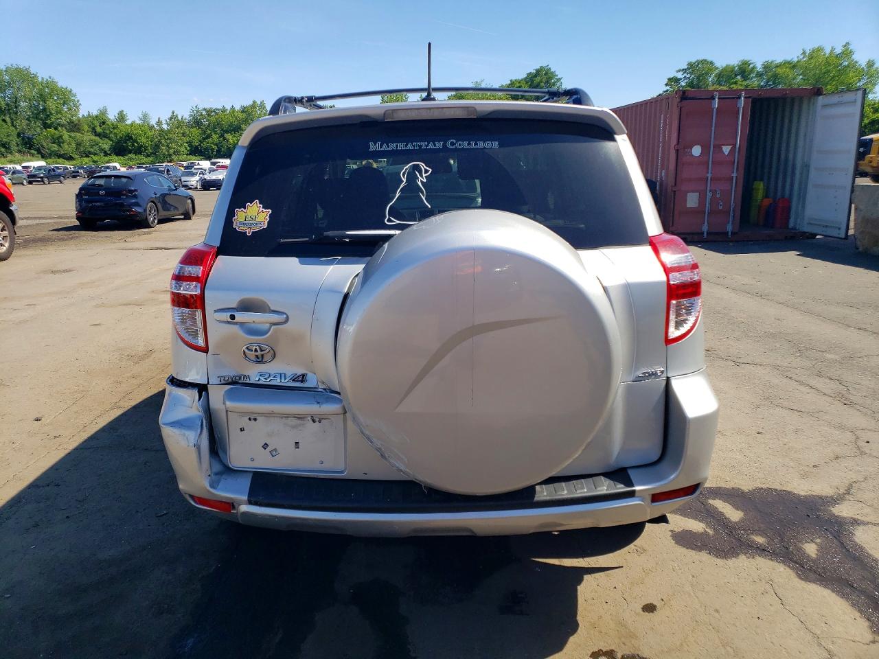 2010 Toyota Rav4 Limited Silver vin: JTMDK4DV8A5091967