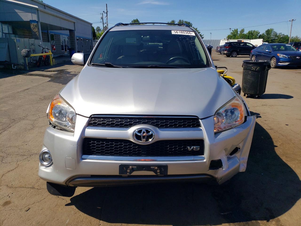 2010 Toyota Rav4 Limited Silver vin: JTMDK4DV8A5091967