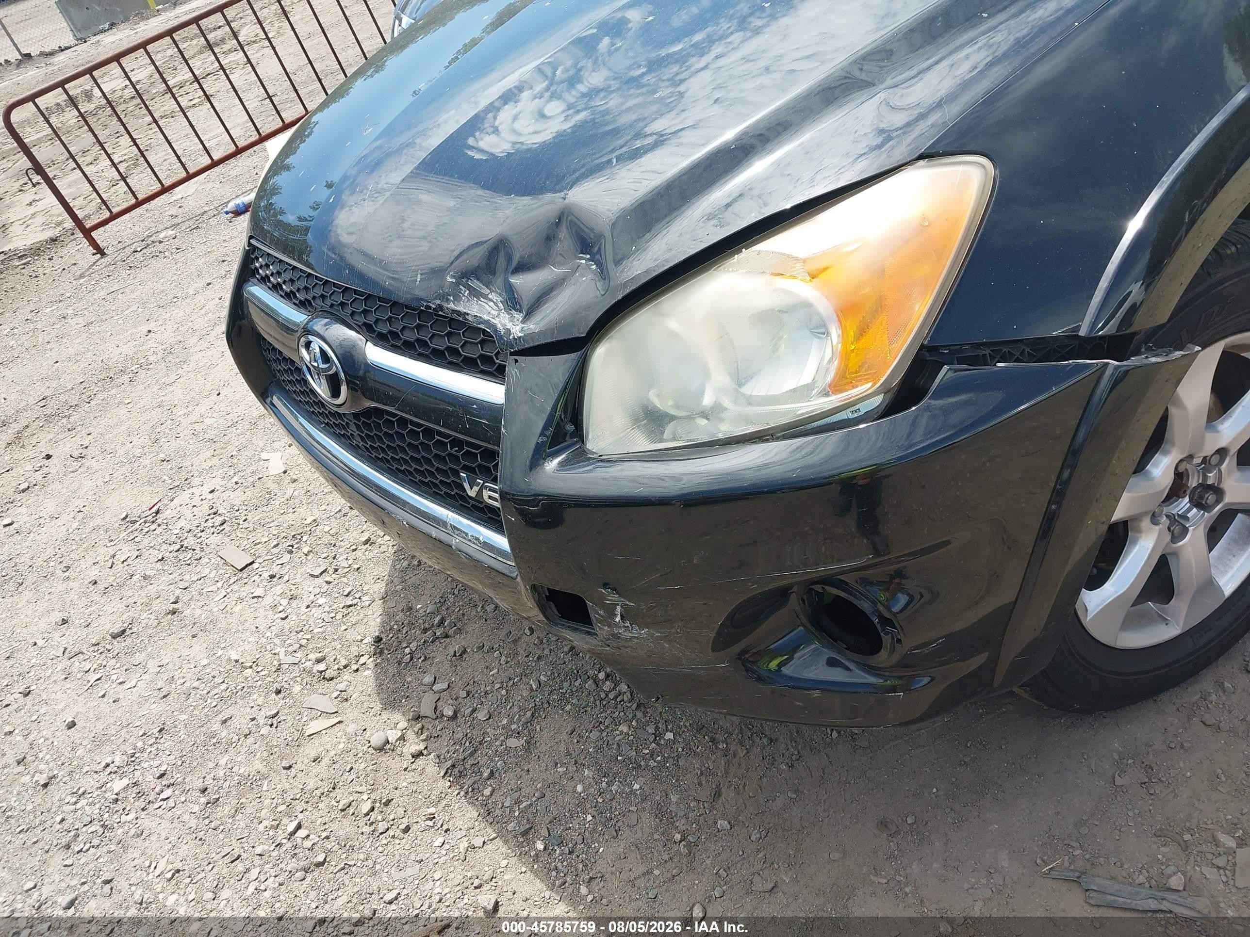 2010 Toyota Rav4 Limited V6 Black vin: JTMDK4DV8AD012786