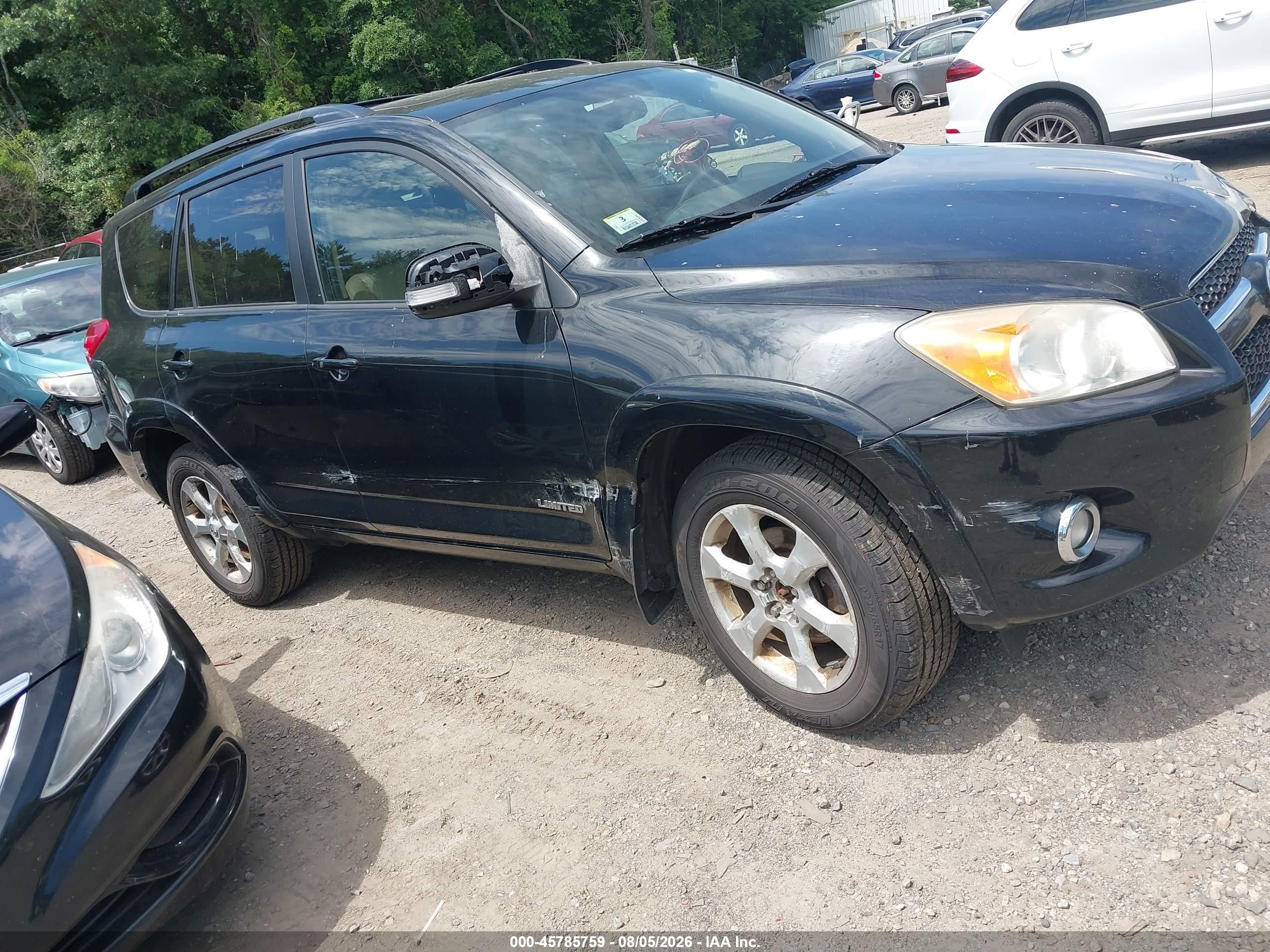 2010 Toyota Rav4 Limited V6 Black vin: JTMDK4DV8AD012786