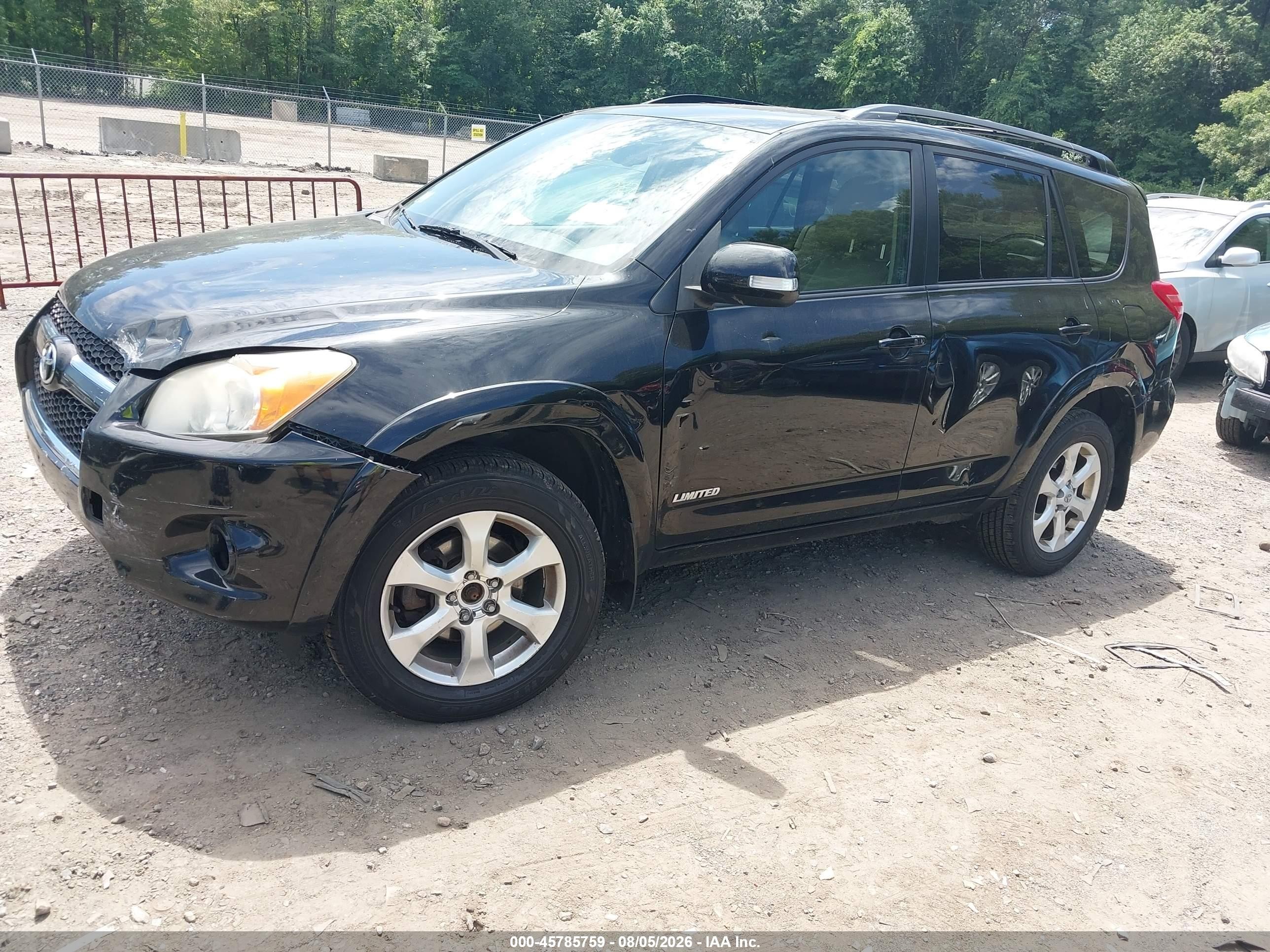 2010 Toyota Rav4 Limited V6 Black vin: JTMDK4DV8AD012786
