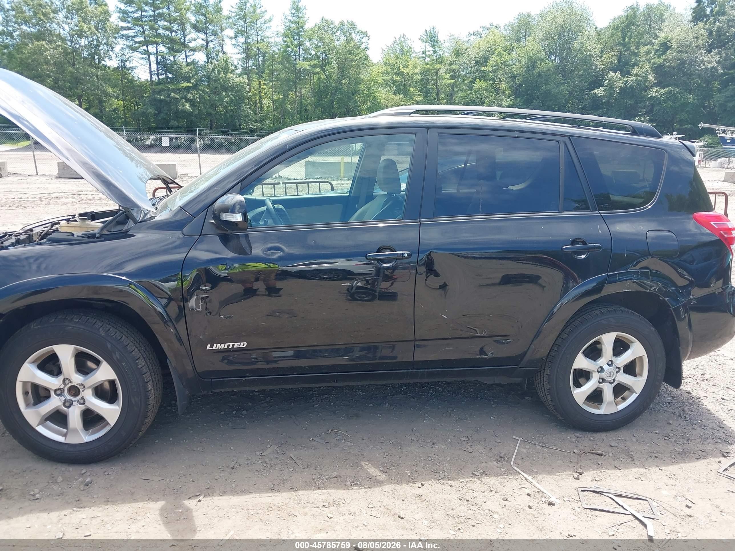 2010 Toyota Rav4 Limited V6 Black vin: JTMDK4DV8AD012786