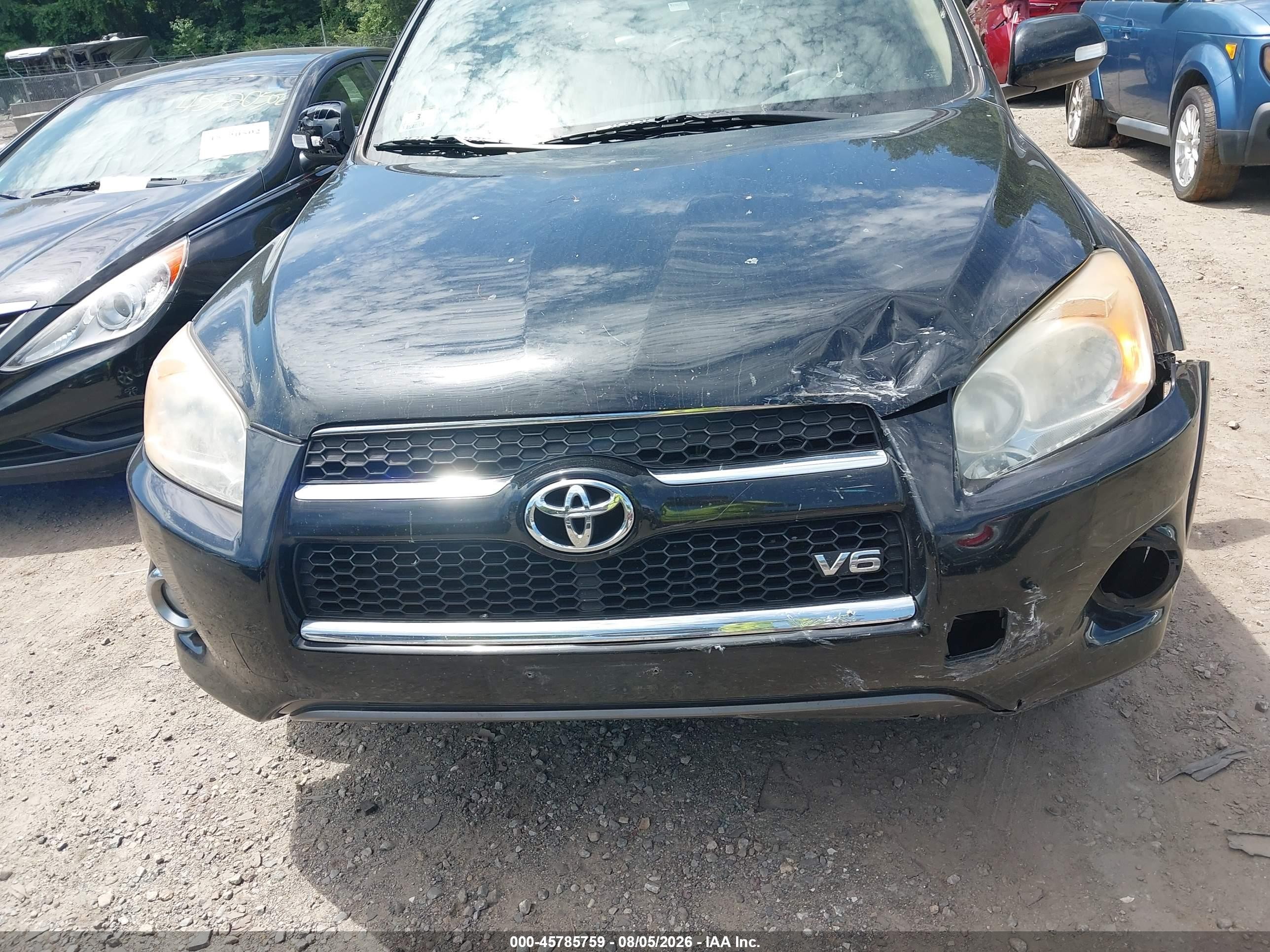 2010 Toyota Rav4 Limited V6 Black vin: JTMDK4DV8AD012786