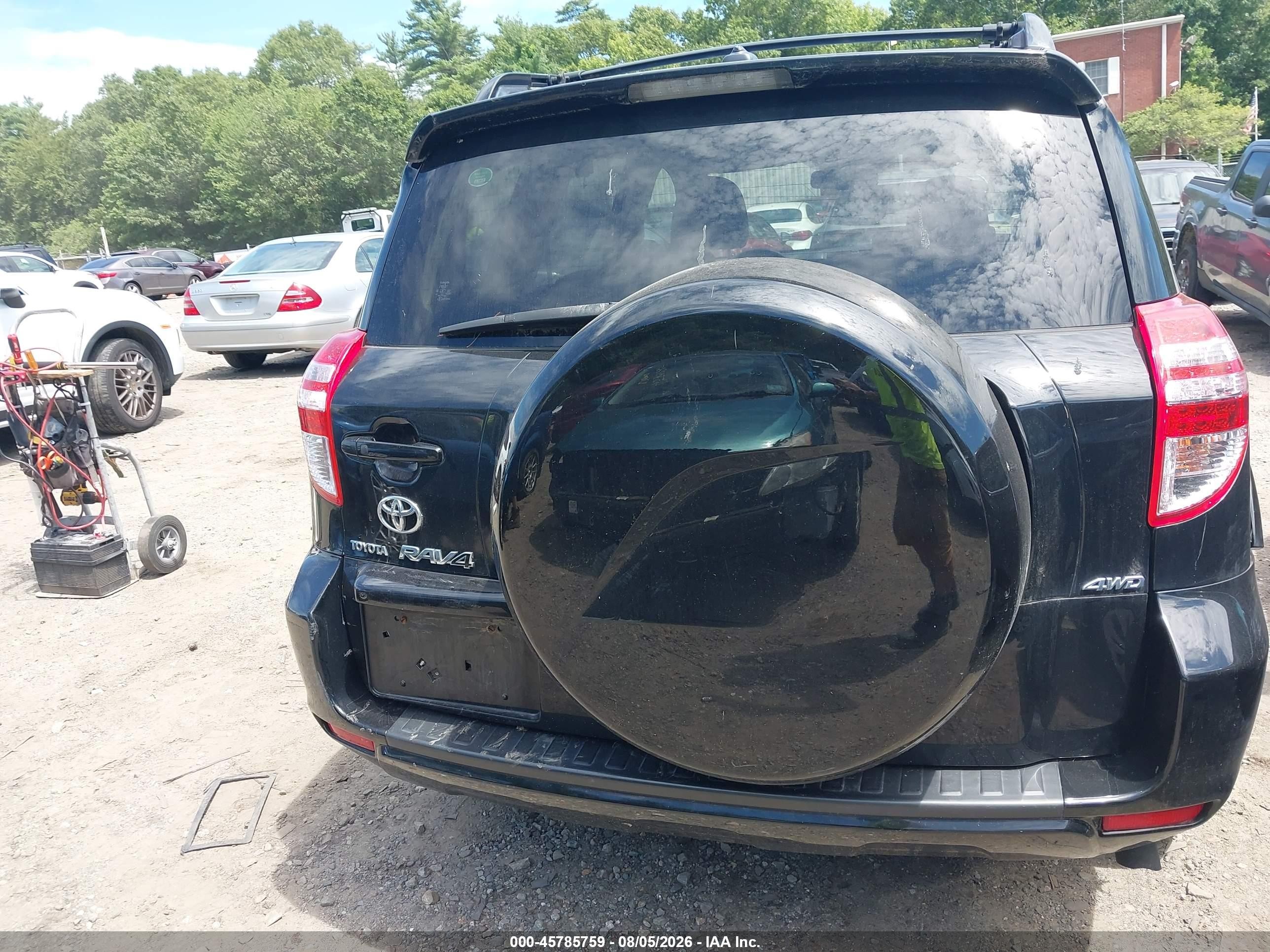 2010 Toyota Rav4 Limited V6 Black vin: JTMDK4DV8AD012786