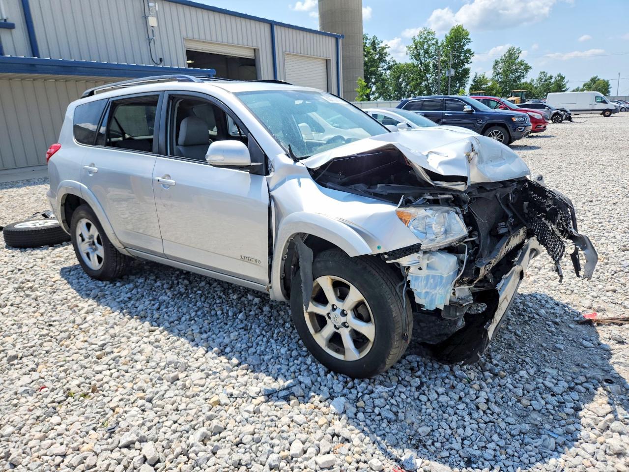 2010 Toyota Rav4 Limited Серебряный vin: JTMDK4DV8AD015249