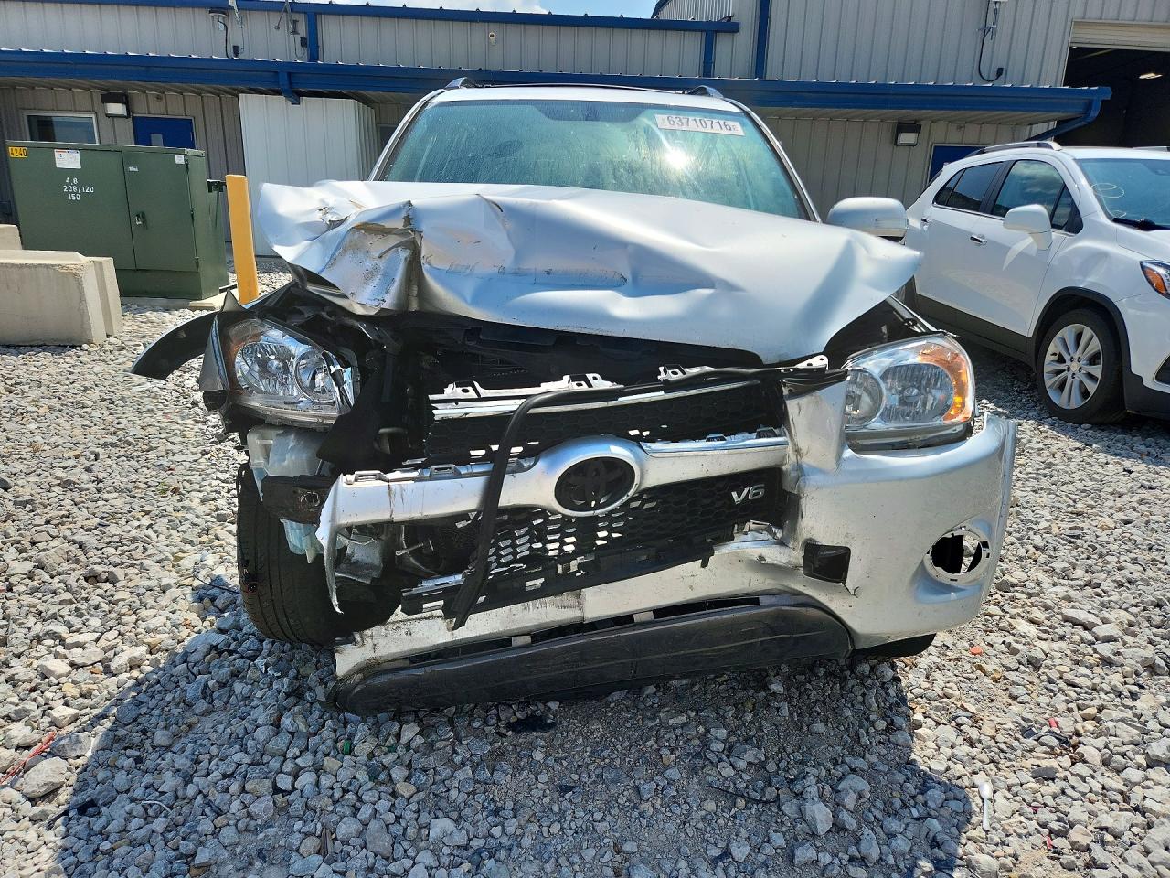 2010 Toyota Rav4 Limited Серебряный vin: JTMDK4DV8AD015249
