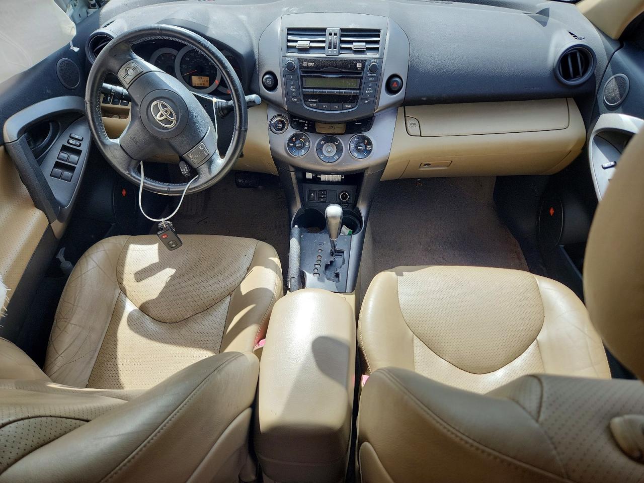 2010 Toyota Rav4 Limited White vin: JTMDK4DV9A5088124