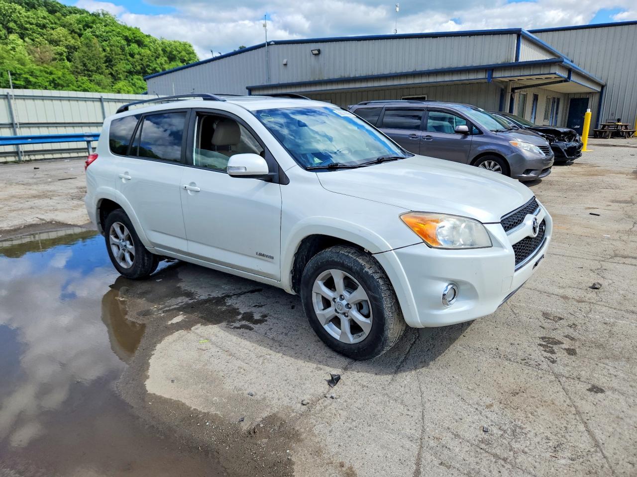 2010 Toyota Rav4 Limited White vin: JTMDK4DV9A5088124