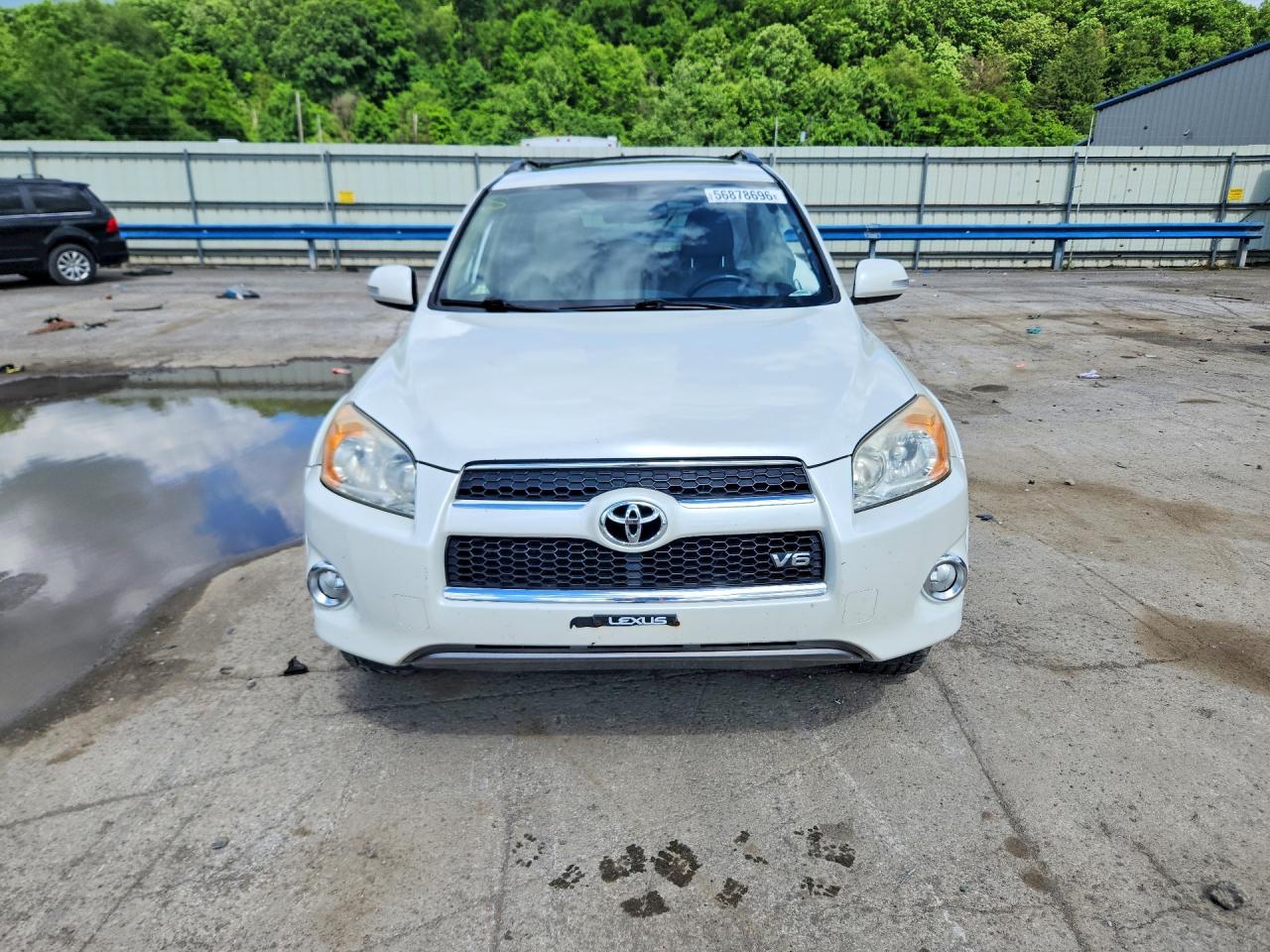 2010 Toyota Rav4 Limited White vin: JTMDK4DV9A5088124