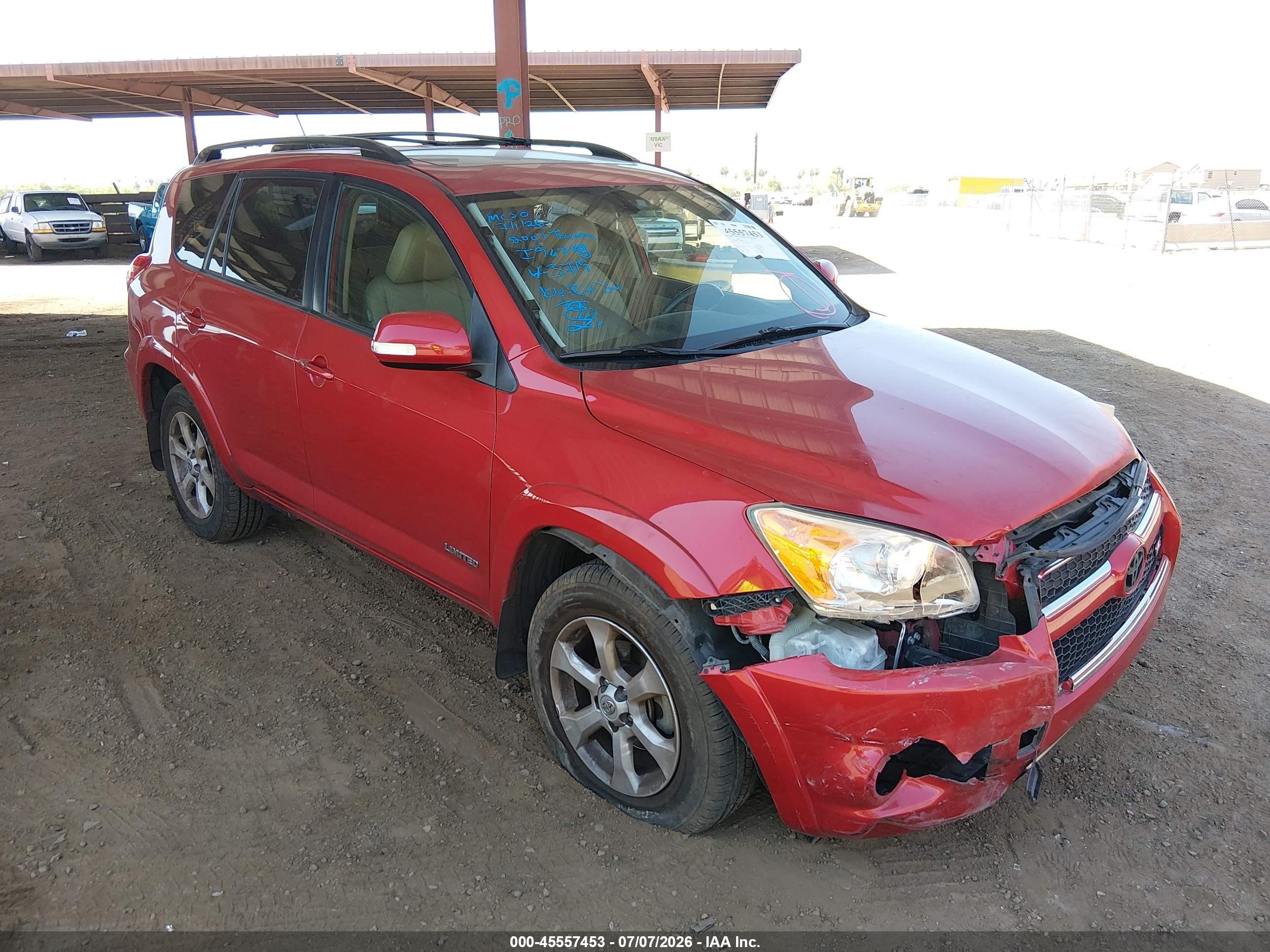 2010 Toyota Rav4 Limited V6 Белый vin: JTMDK4DV9AD013719