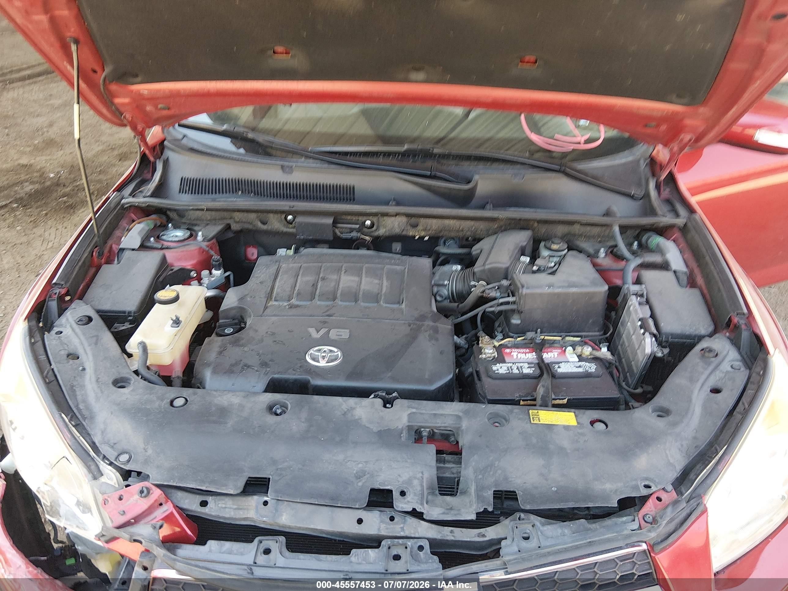 2010 Toyota Rav4 Limited V6 Белый vin: JTMDK4DV9AD013719