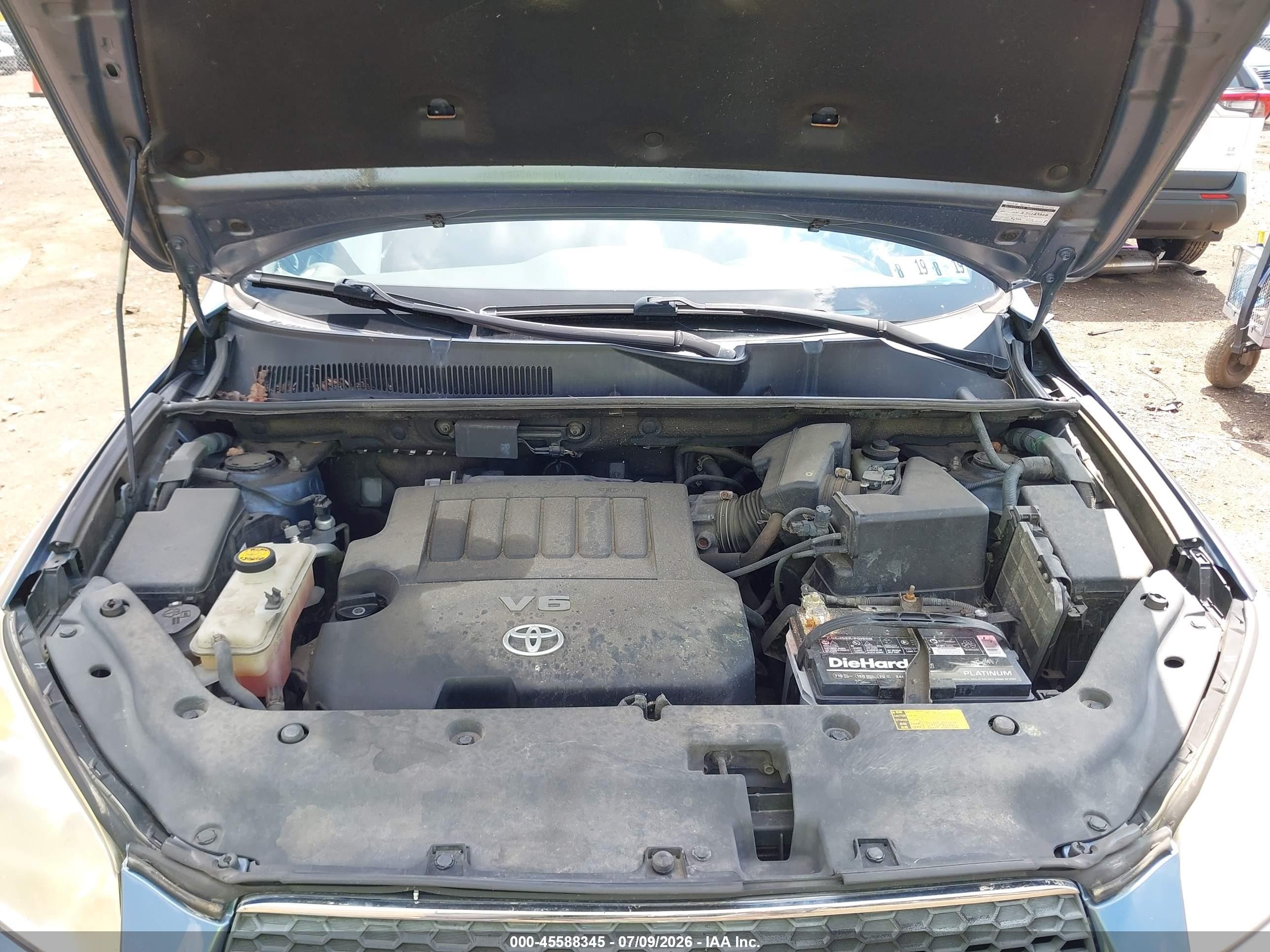 2010 Toyota Rav4 Limited V6 Синий vin: JTMDK4DVXA5084616