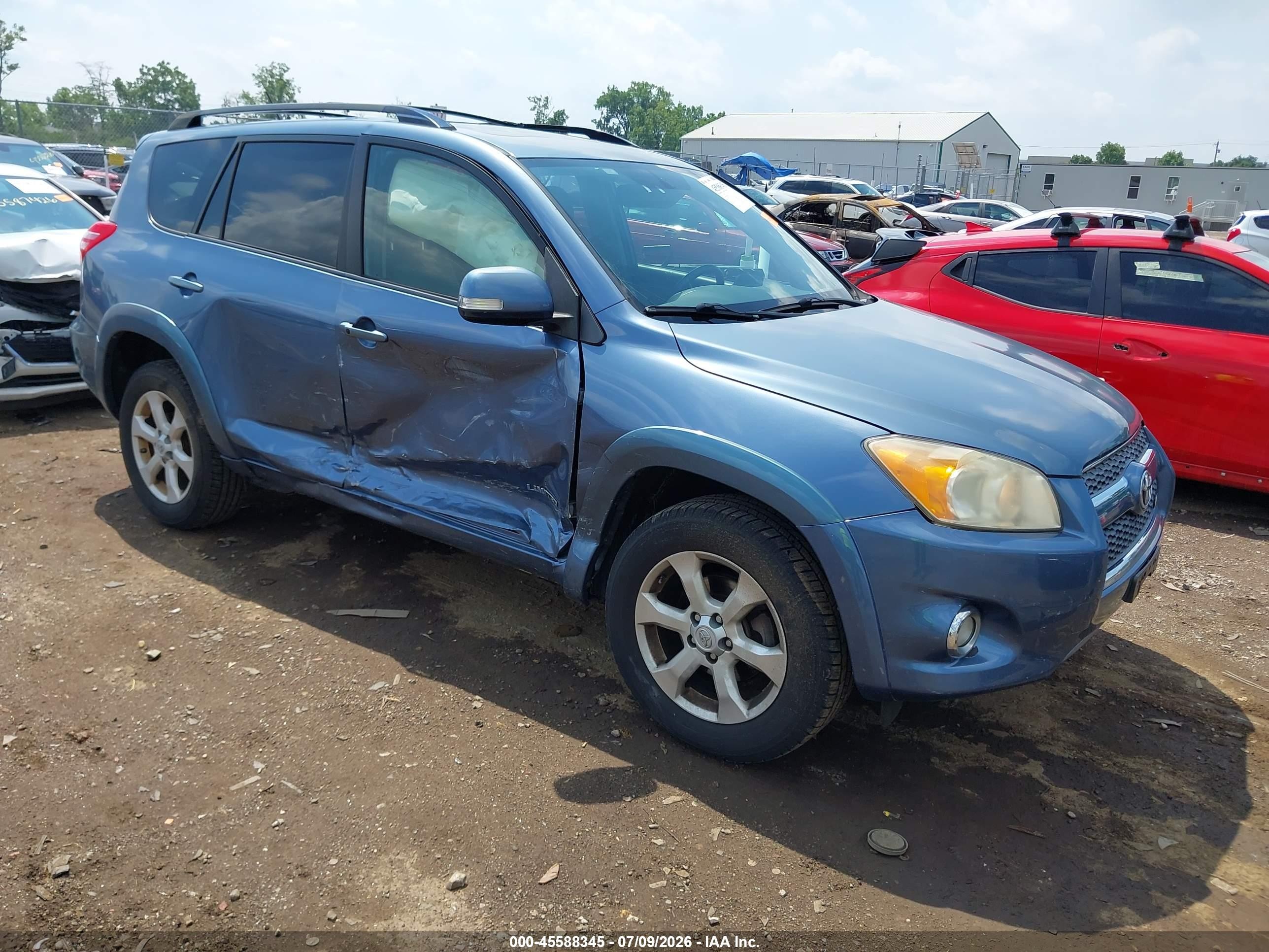 2010 Toyota Rav4 Limited V6 Blue vin: JTMDK4DVXA5084616
