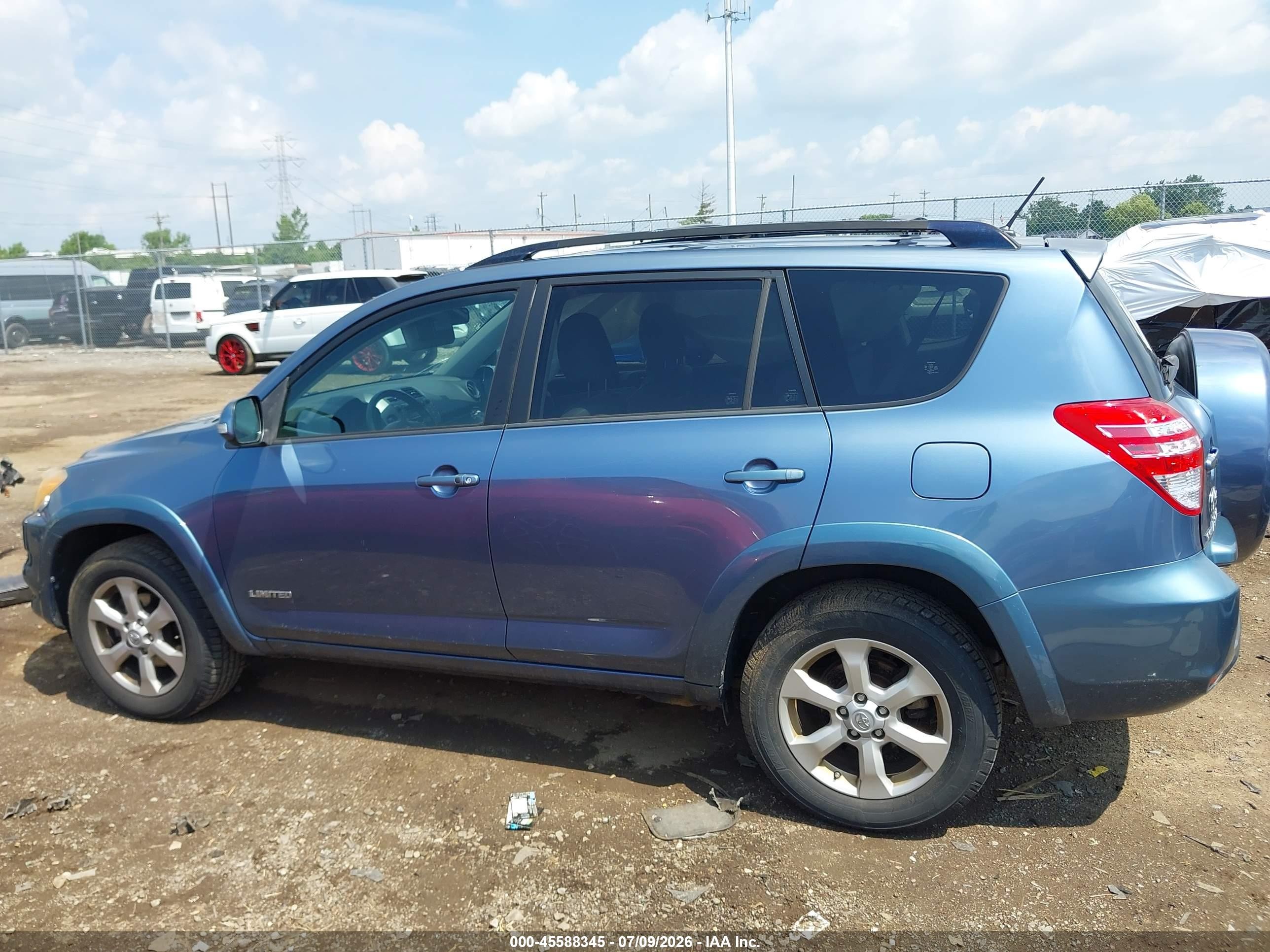 2010 Toyota Rav4 Limited V6 Синий vin: JTMDK4DVXA5084616
