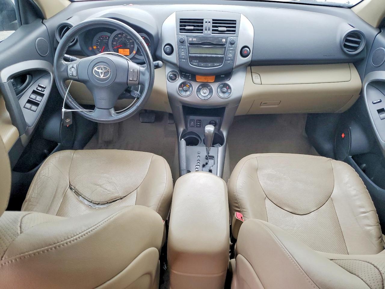 2010 Toyota Rav4 Limited White vin: JTMDK4DVXA5090805