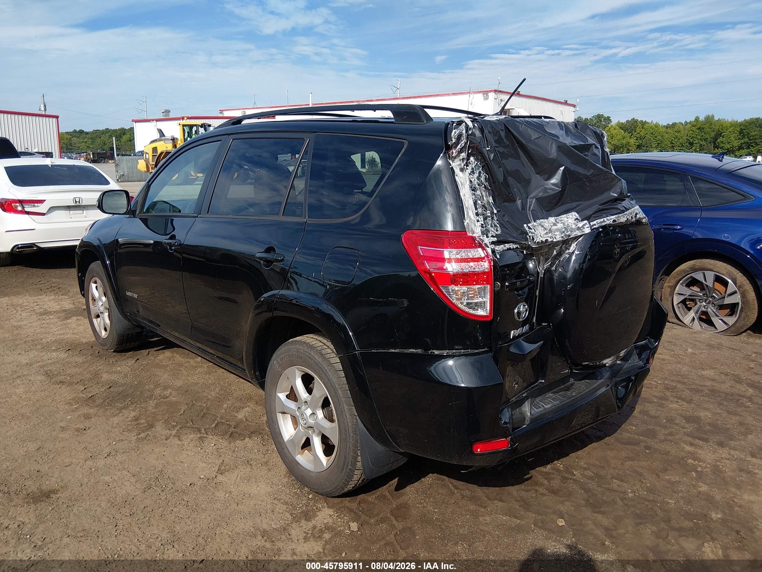 2011 Toyota Rav4 Limited V6 Black vin: JTMDK4DVXBD018199
