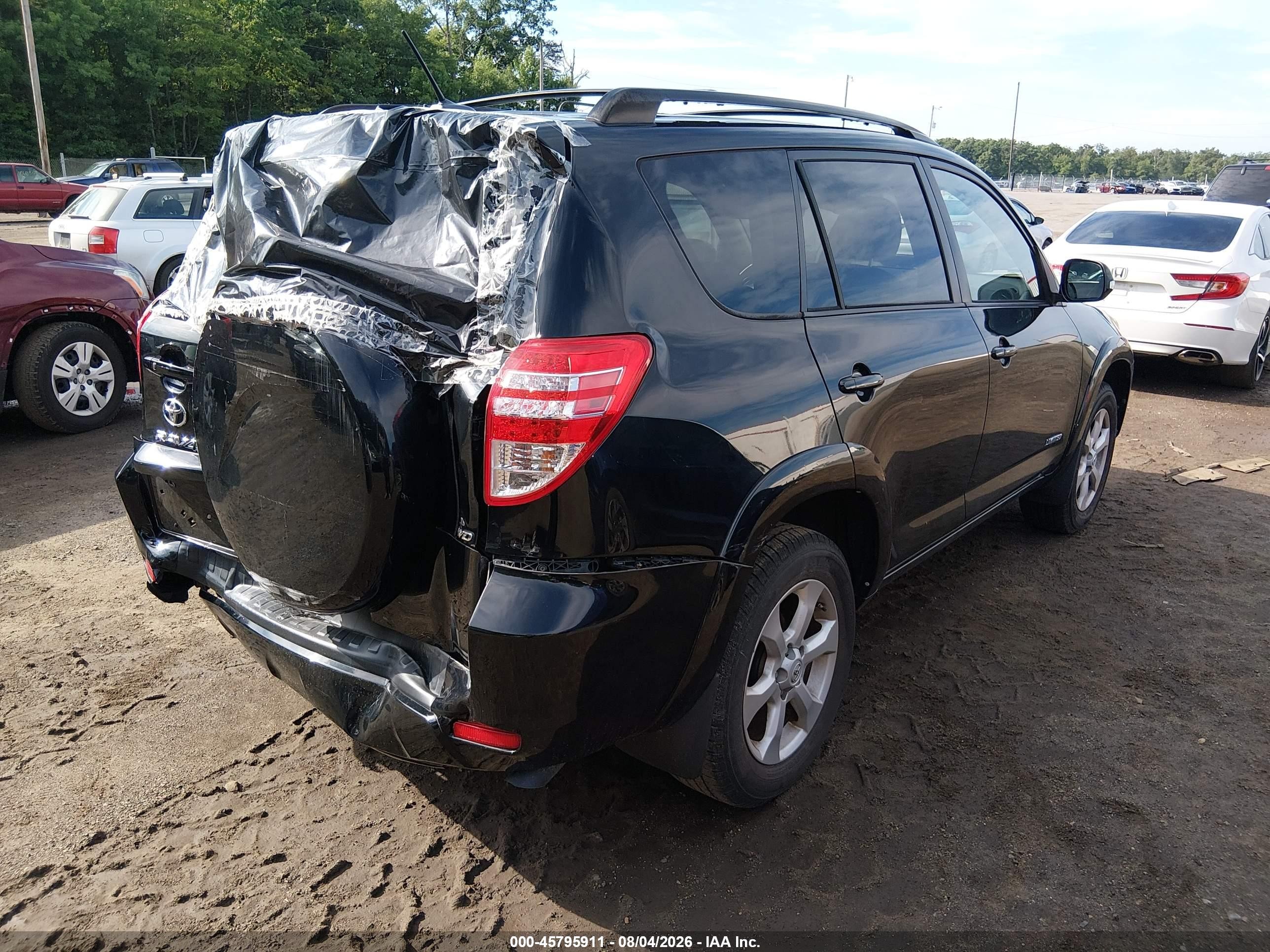 2011 Toyota Rav4 Limited V6 Black vin: JTMDK4DVXBD018199