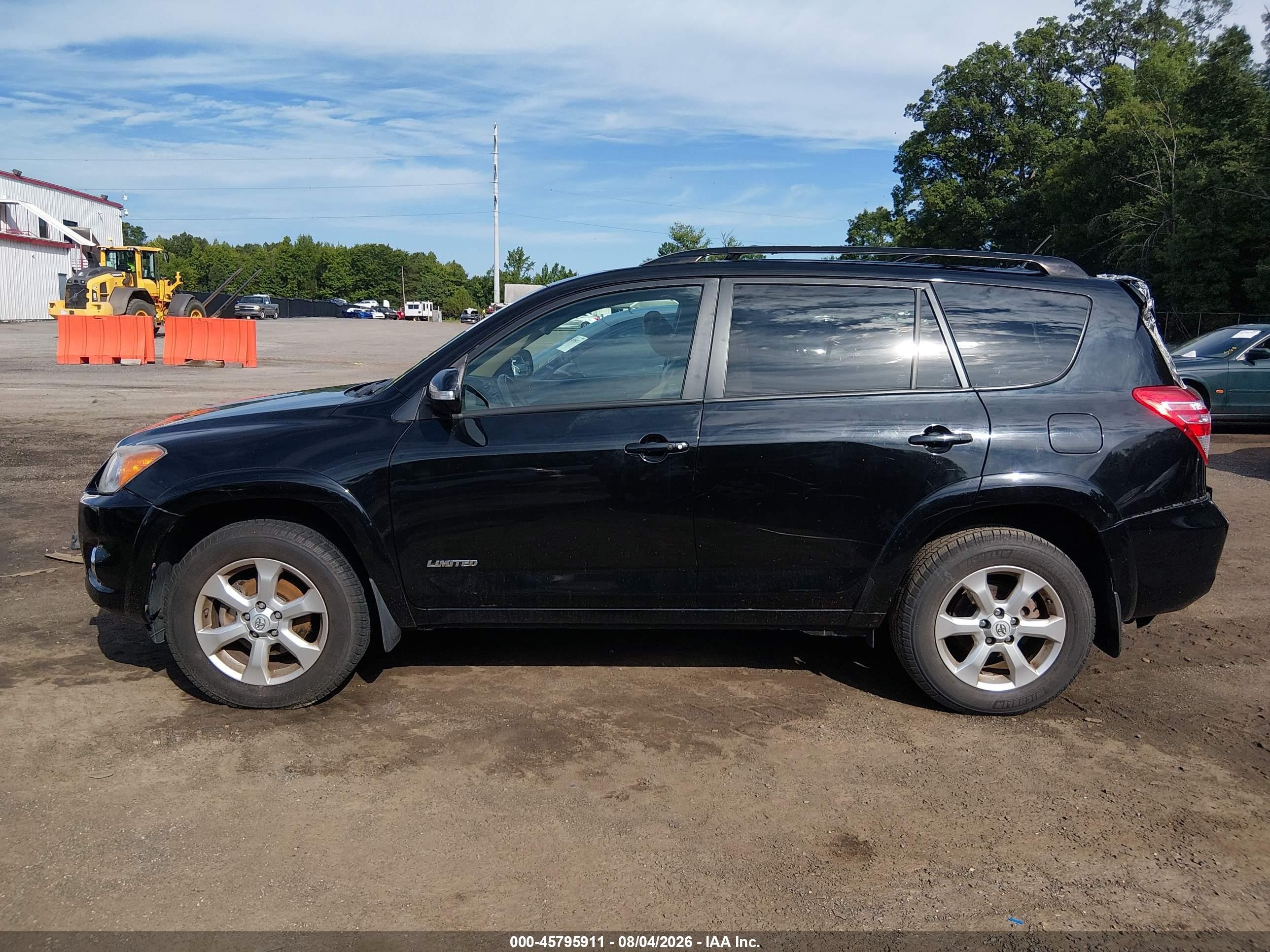 2011 Toyota Rav4 Limited V6 Black vin: JTMDK4DVXBD018199