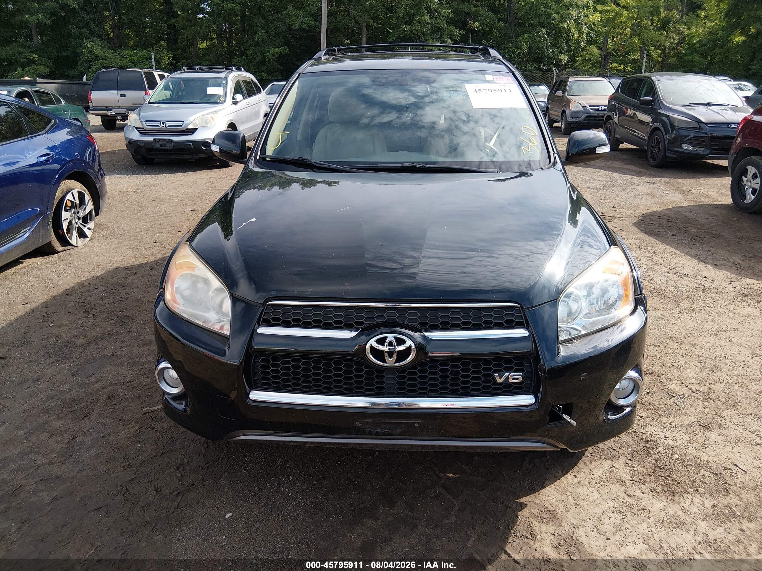 2011 Toyota Rav4 Limited V6 Black vin: JTMDK4DVXBD018199