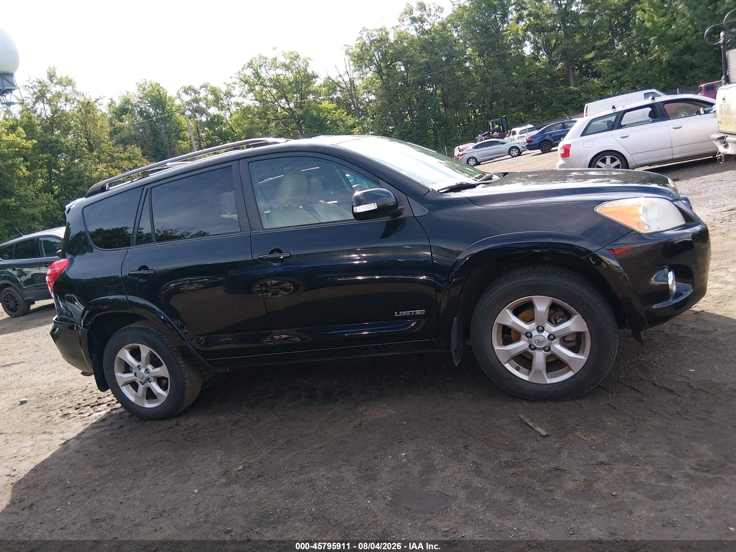 2011 Toyota Rav4 Limited V6 Black vin: JTMDK4DVXBD018199