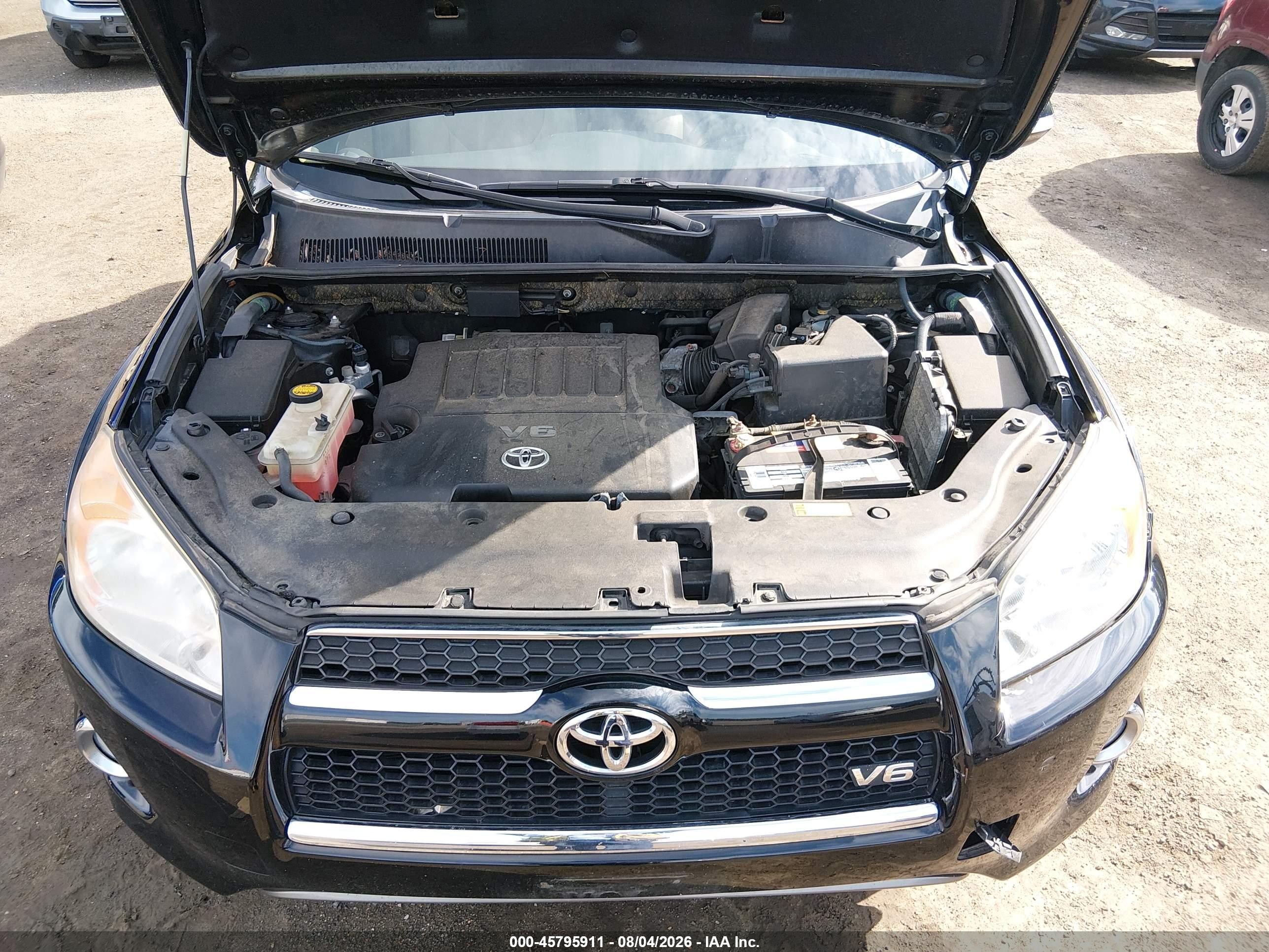 2011 Toyota Rav4 Limited V6 Black vin: JTMDK4DVXBD018199