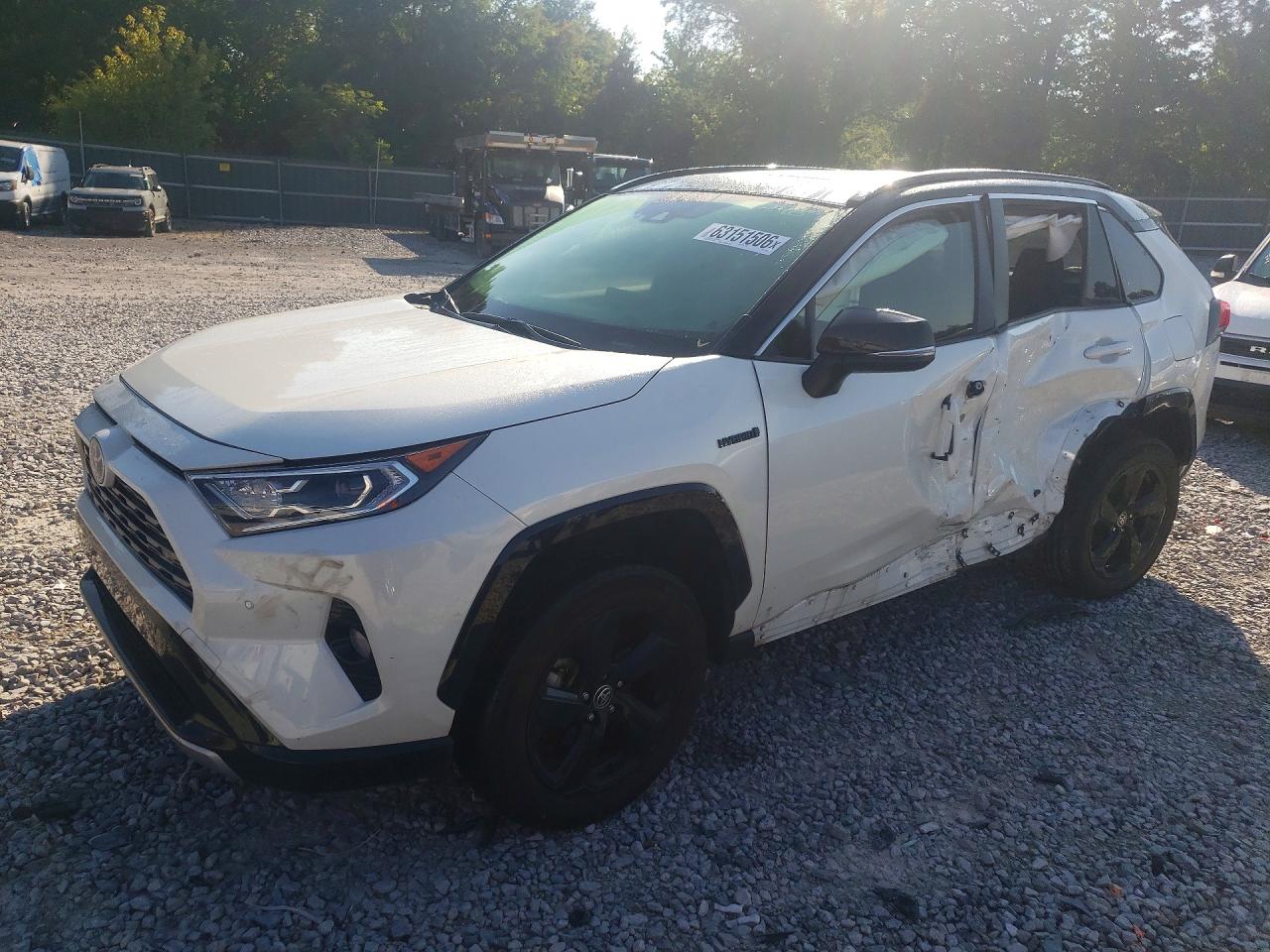 2021 Toyota Rav4 Xse Белый vin: JTME6RFV0MJ011947