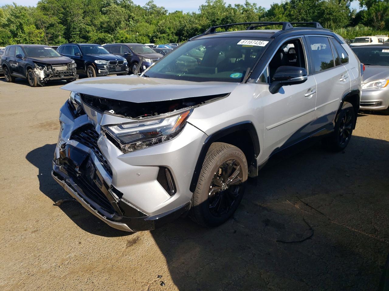 2024 Toyota Rav4 Xse Серебряный vin: JTME6RFV5RD569184