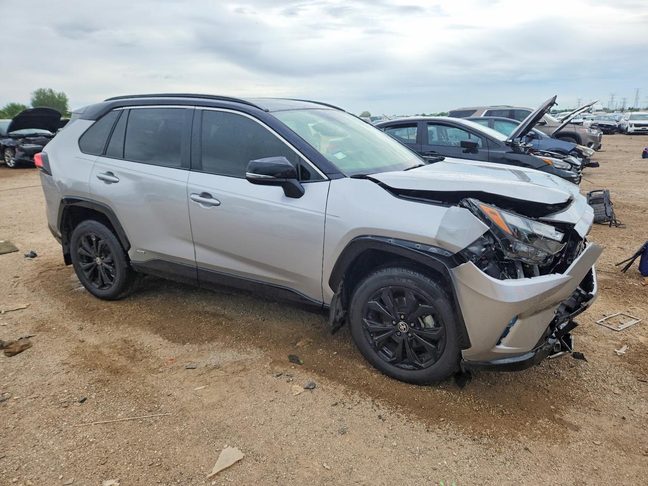 2023 Toyota Rav4 Xse Silver vin: JTME6RFVXPJ037721