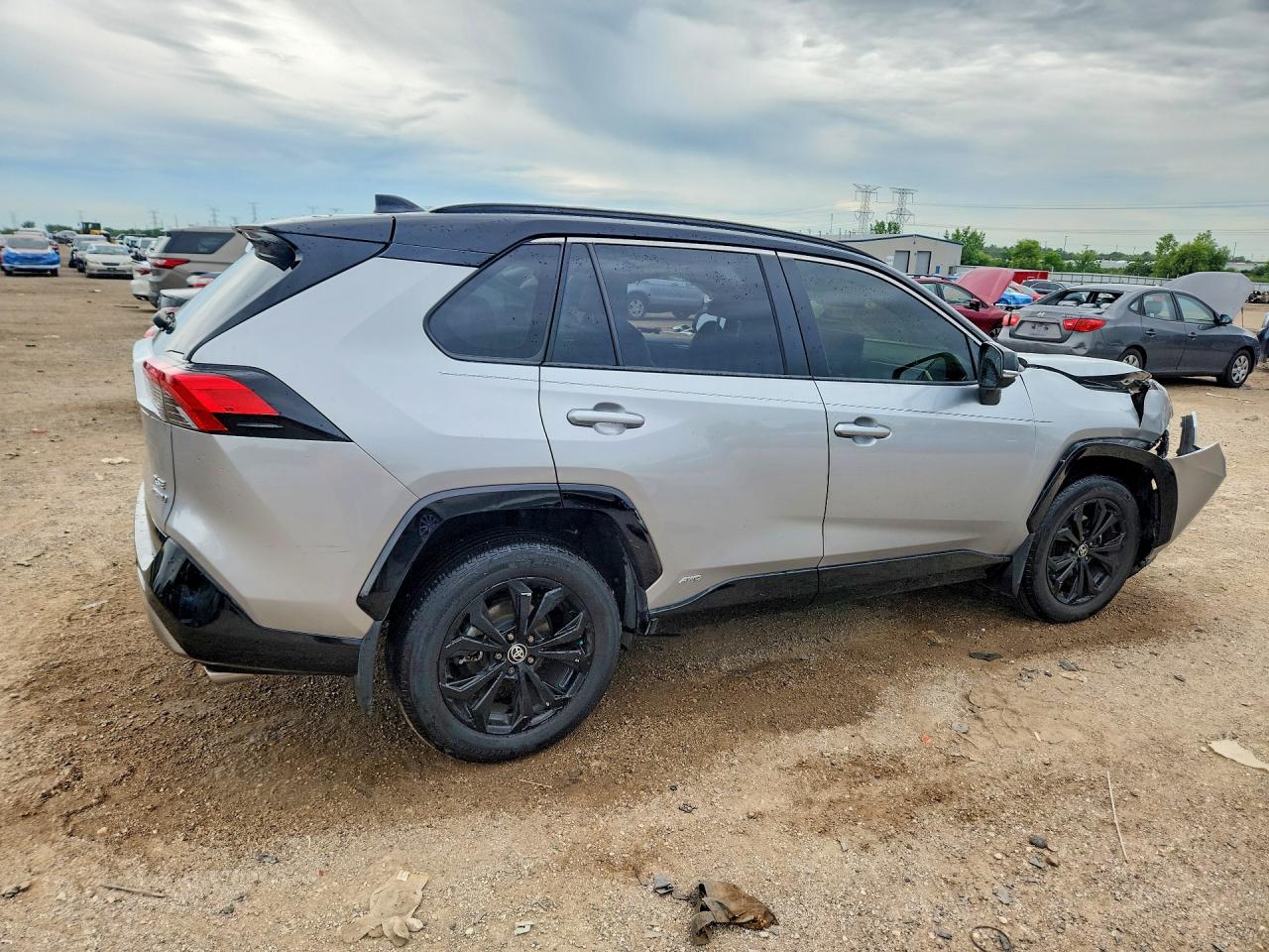 2023 Toyota Rav4 Xse Silver vin: JTME6RFVXPJ037721