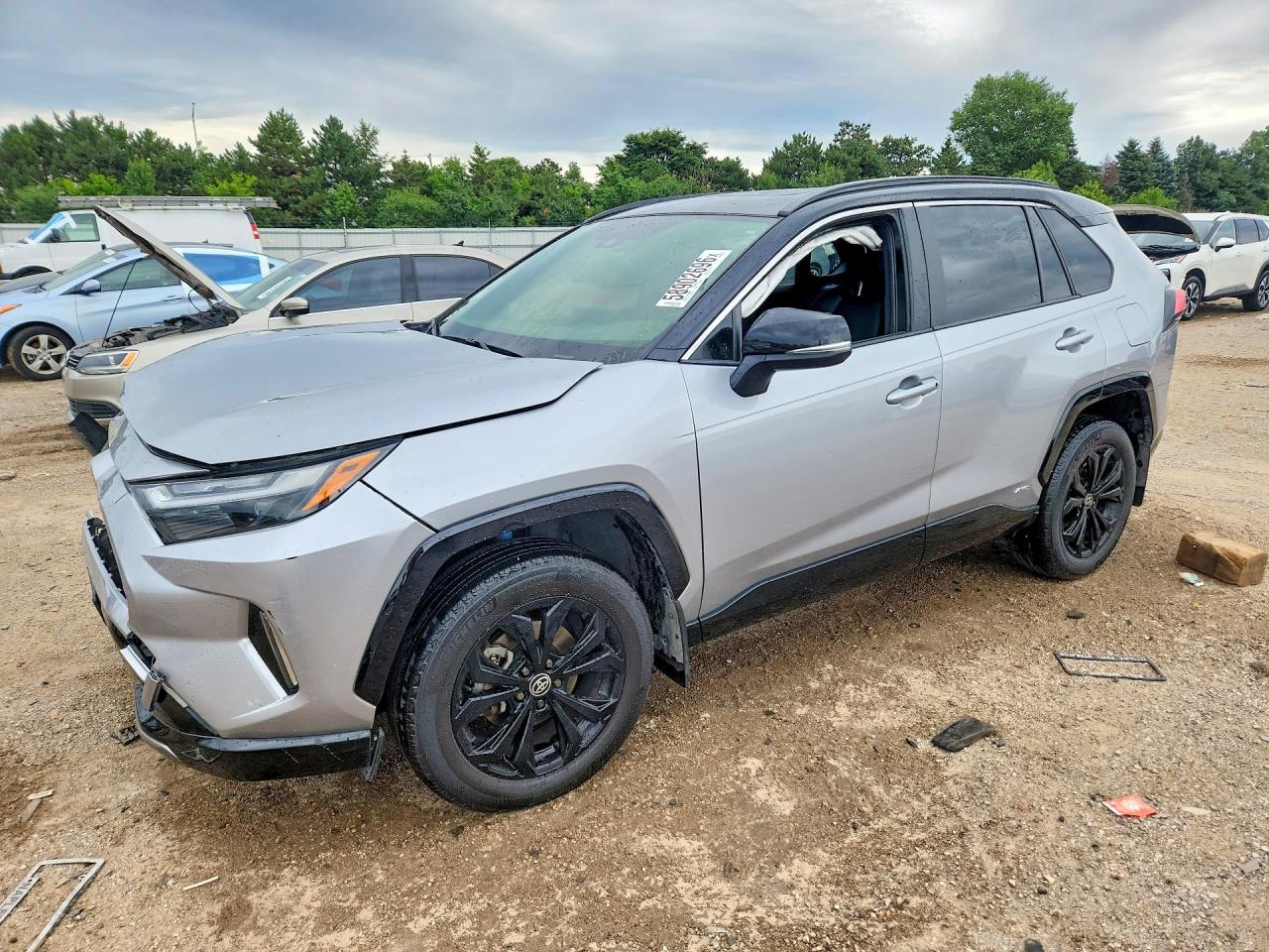 2023 Toyota Rav4 Xse Silver vin: JTME6RFVXPJ037721